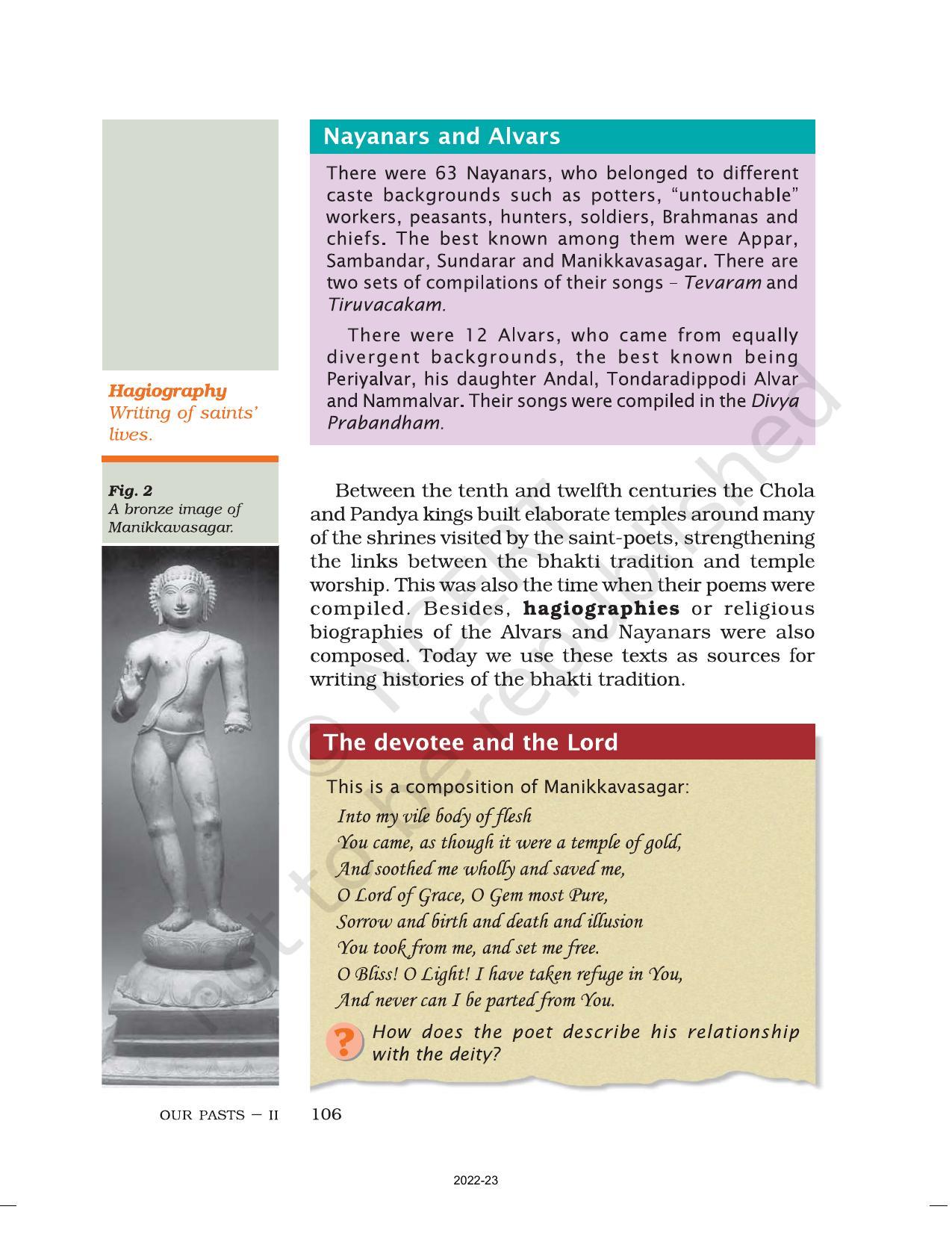 NCERT Book for Class 7 Social Science(History): Chapter 8-Devotional Paths to the Divine - Page 3