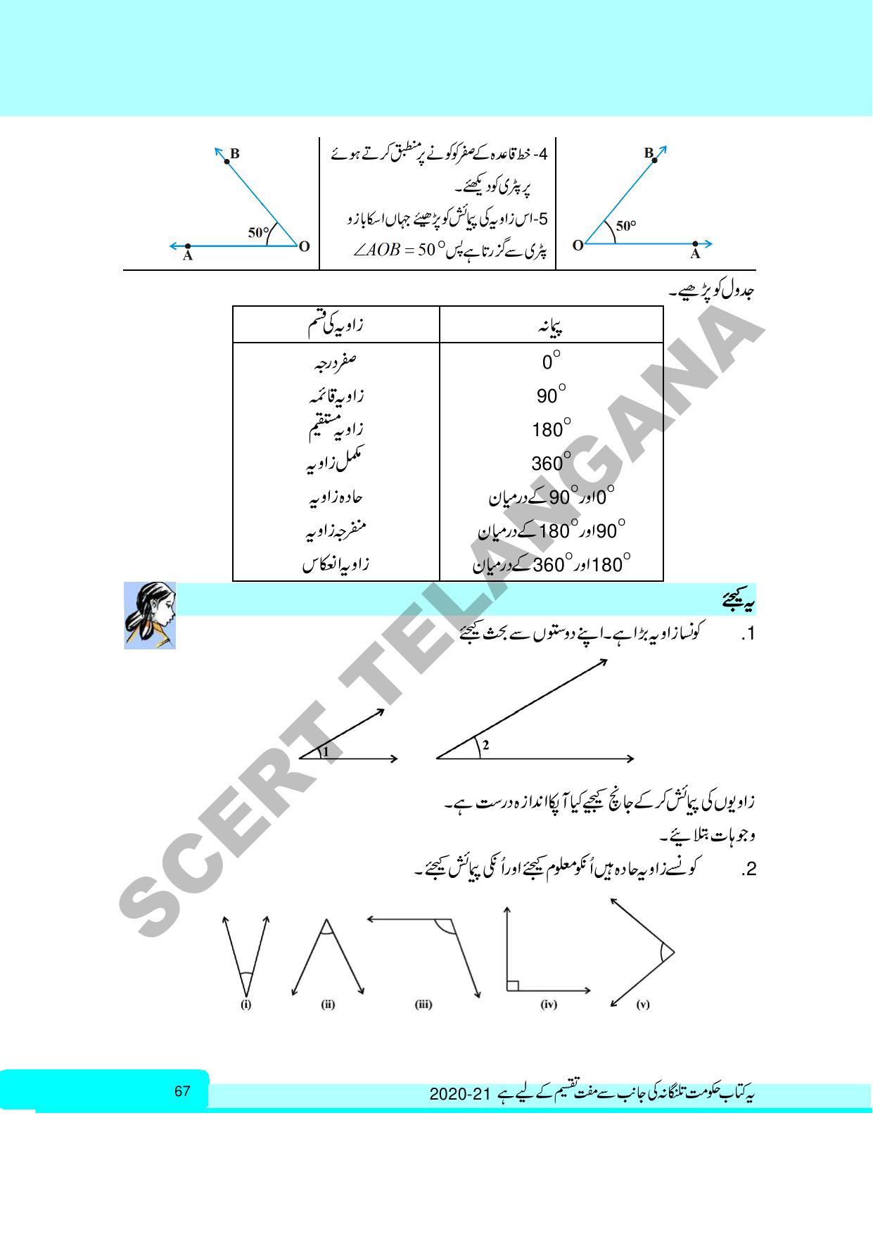 TS SCERT Class 6 Maths Part 1 and 2 (Urdu Medium) Text Book - Page 77