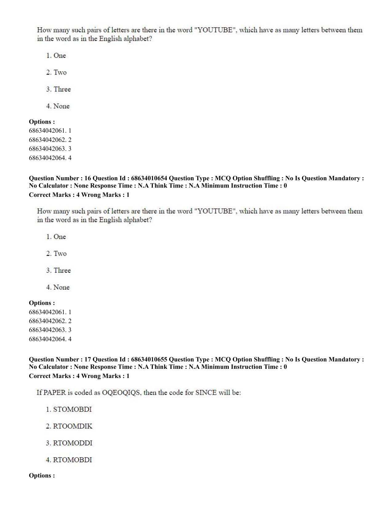 CUET PG 2023:COQP15 – M.Ed. (Hindi)-Shift 1 (09-06-2023) Question Paper - Page 16