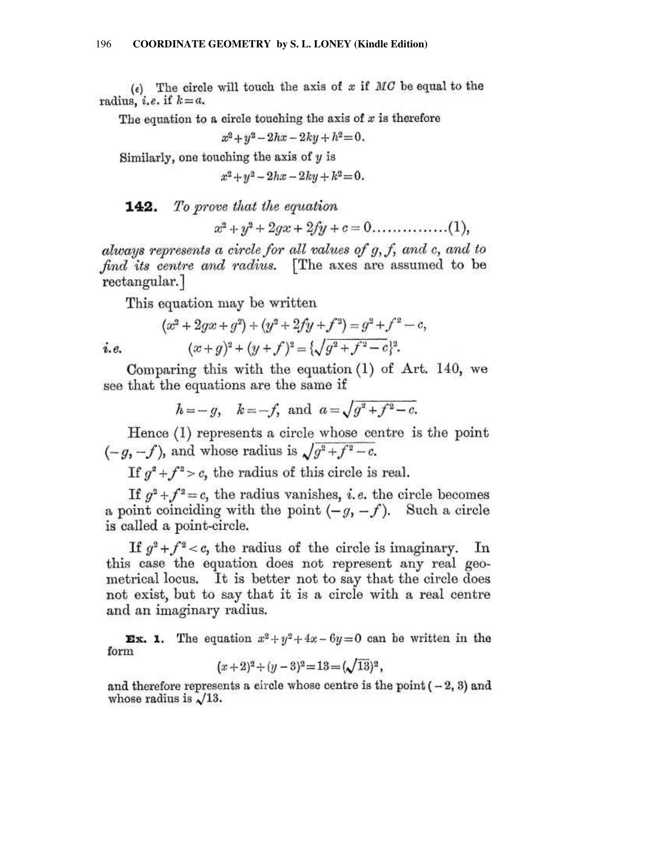 Chapter 8: The Circle - SL Loney Solutions: The Elements of Coordinate Geometry - Page 3