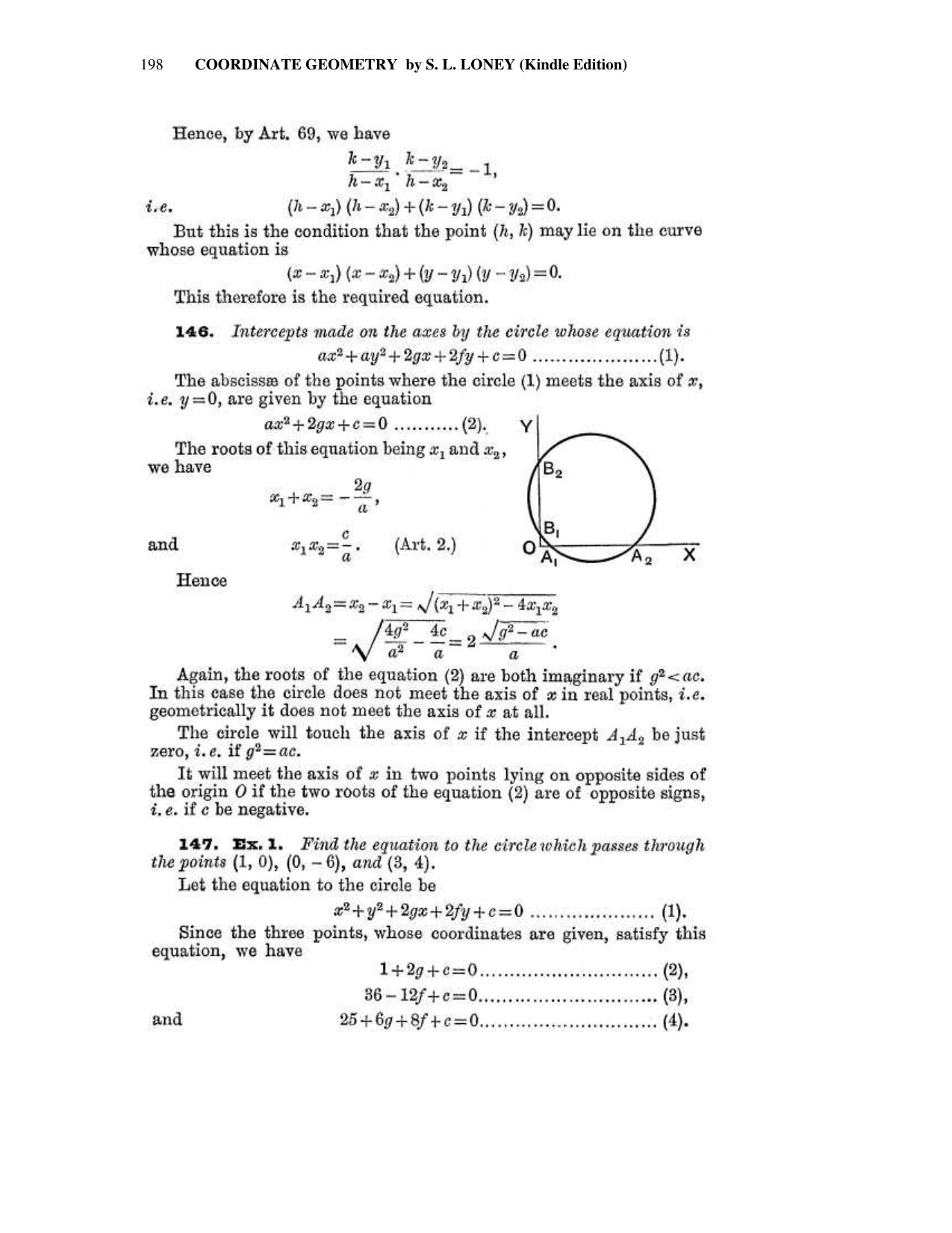 Chapter 8: The Circle - SL Loney Solutions: The Elements of Coordinate Geometry - Page 5