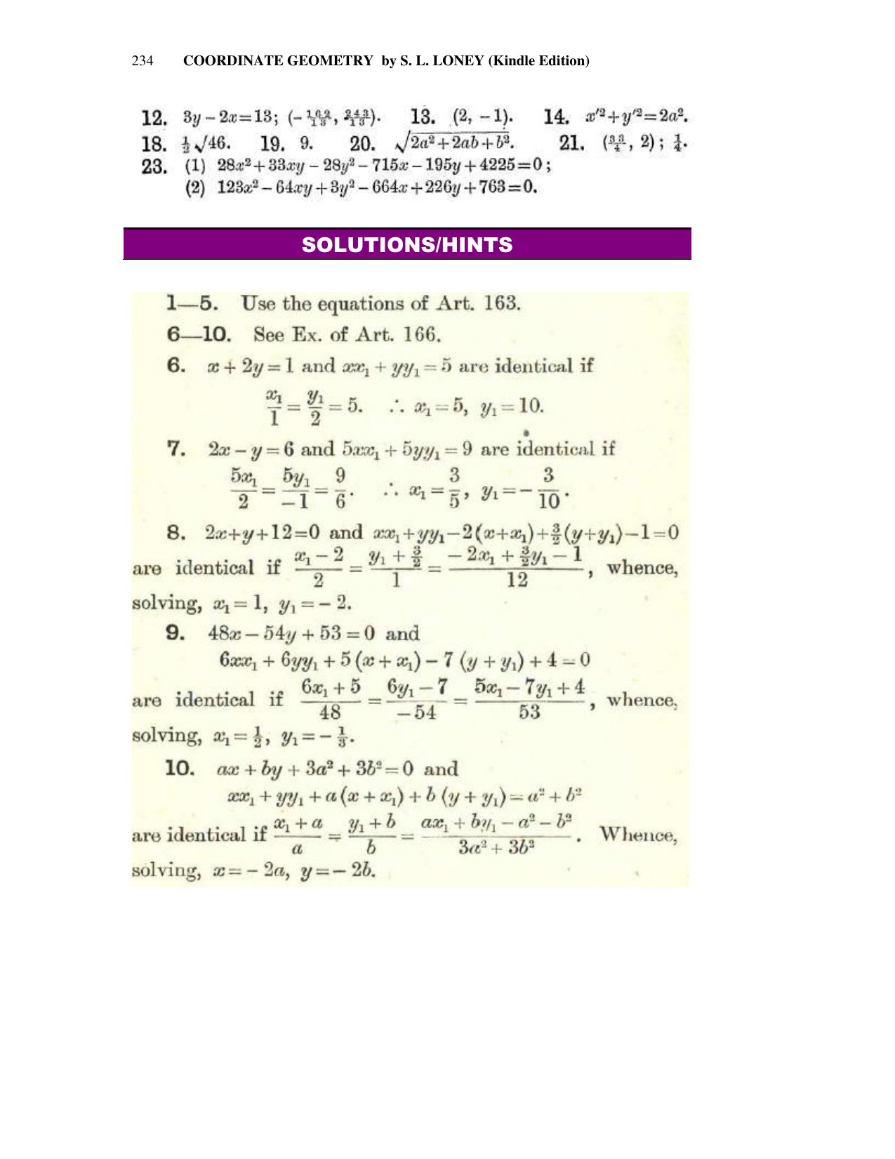 Chapter 8: The Circle - SL Loney Solutions: The Elements of Coordinate Geometry - Page 41