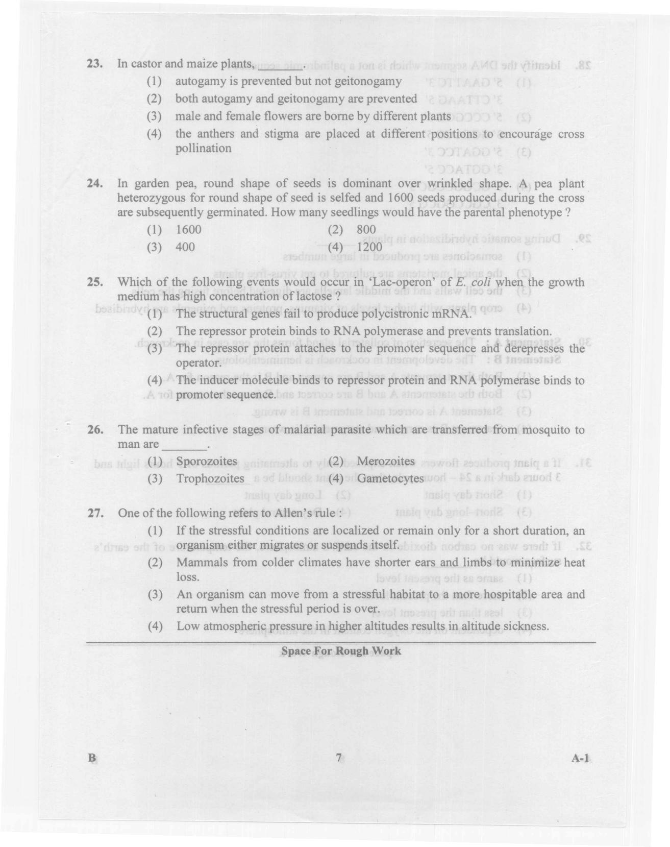 KCET Biology 2014 Question Papers - Page 7
