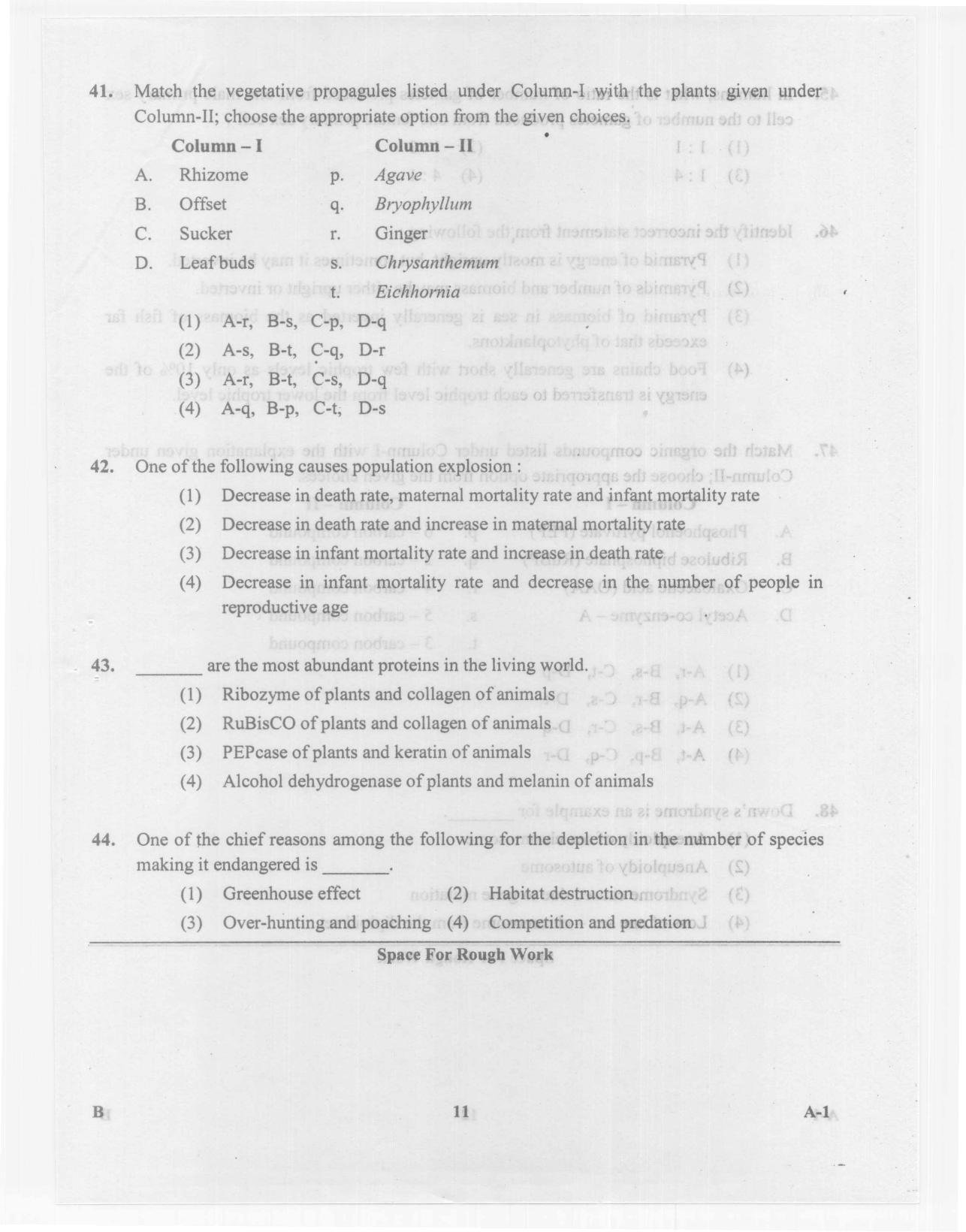 KCET Biology 2014 Question Papers - Page 11