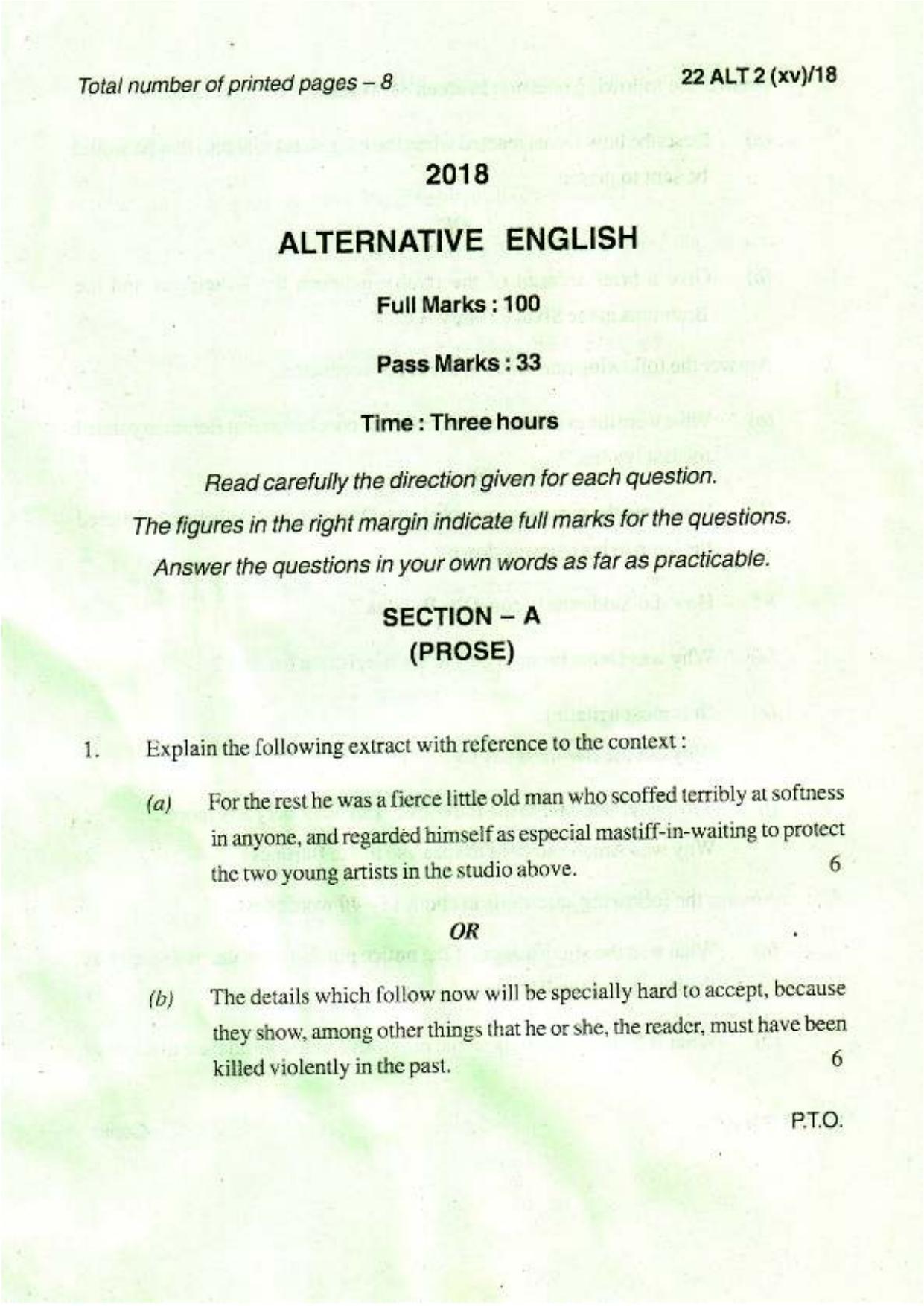 cohsem-class-12-alternative-english-2018-question-papers-indcareer-docs