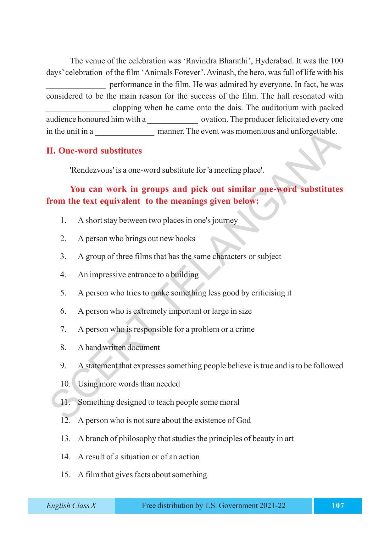 TS SCERT Class 10 EnglishText Book - Page 117