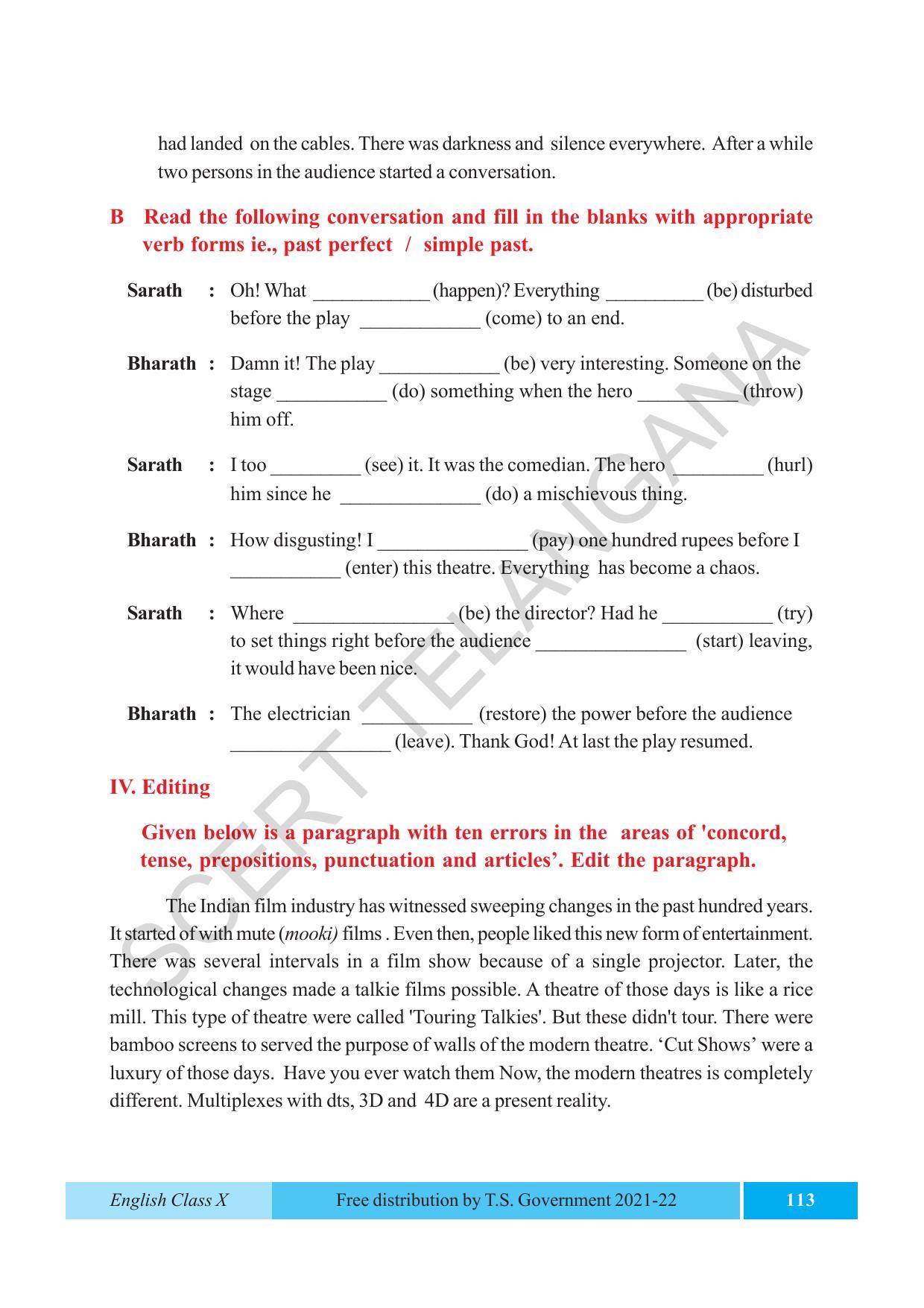 TS SCERT Class 10 EnglishText Book - Page 123