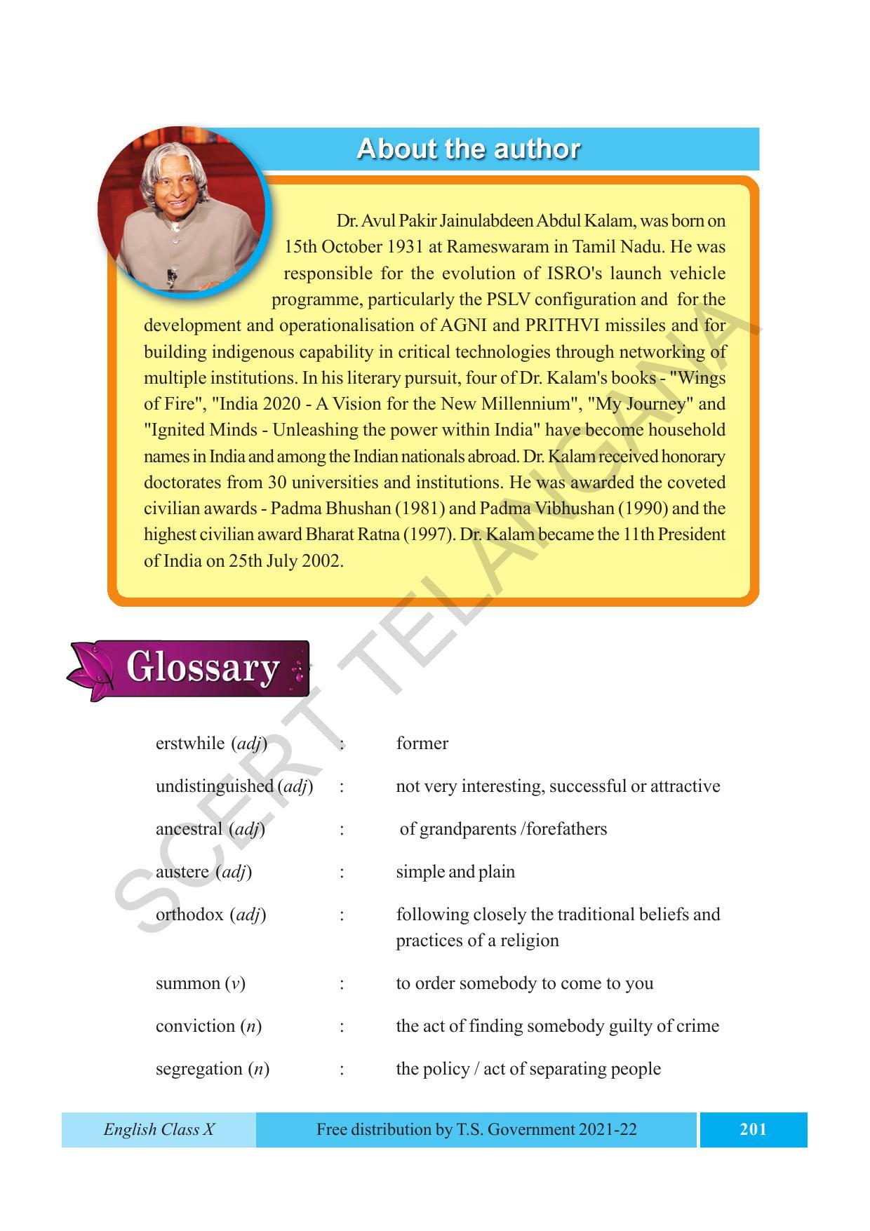 TS SCERT Class 10 EnglishText Book - Page 211