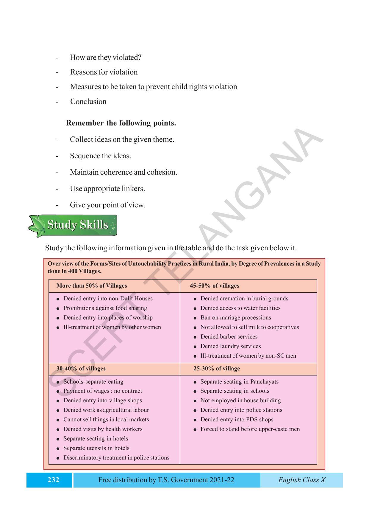 TS SCERT Class 10 EnglishText Book - Page 242