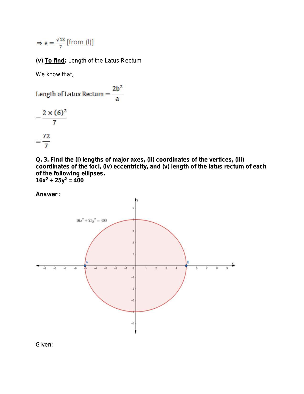 Chapter 23: Ellipse: RS Aggarwal Class 11 Solutions  - Page 6