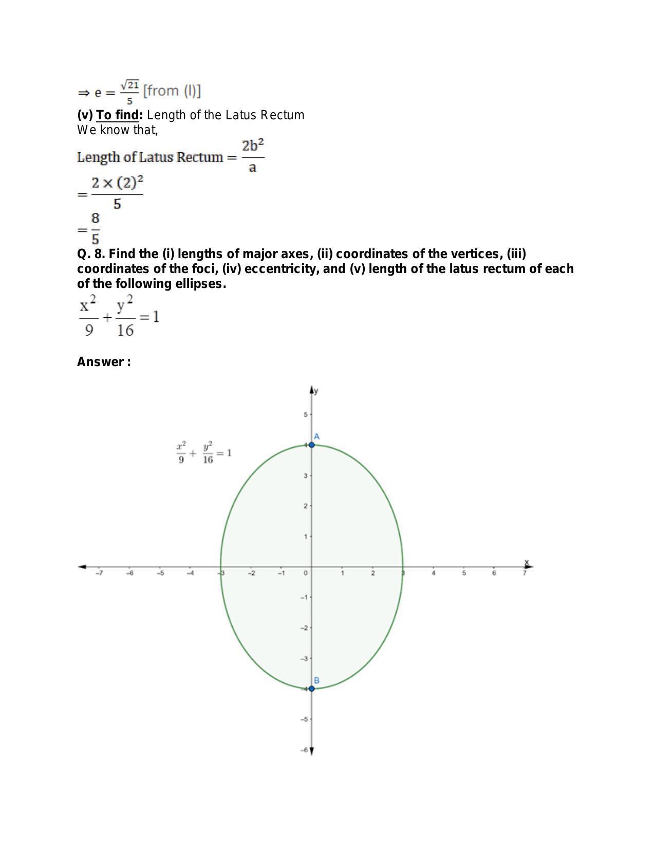 Chapter 23: Ellipse: RS Aggarwal Class 11 Solutions  - Page 20