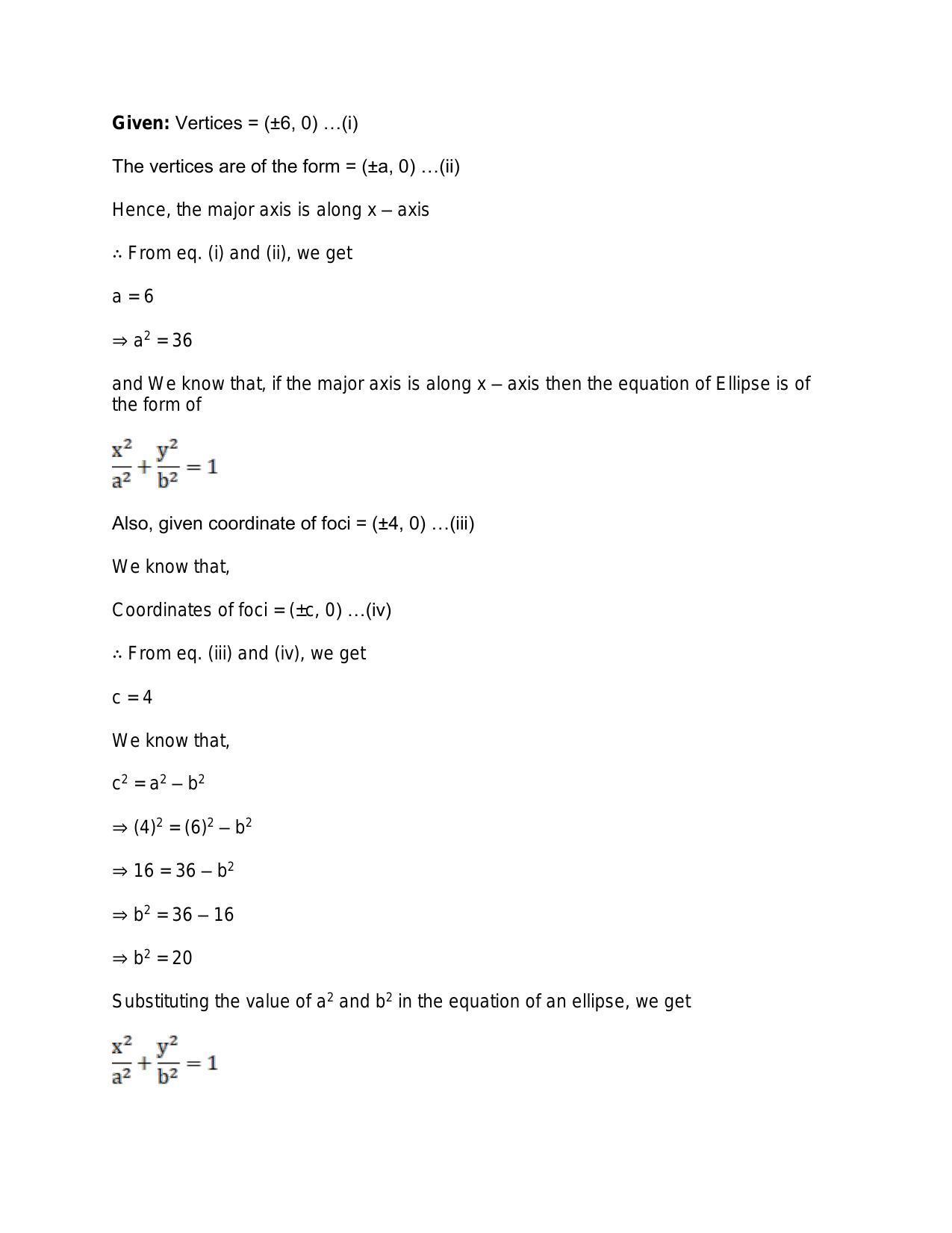 Chapter 23: Ellipse: RS Aggarwal Class 11 Solutions  - Page 35