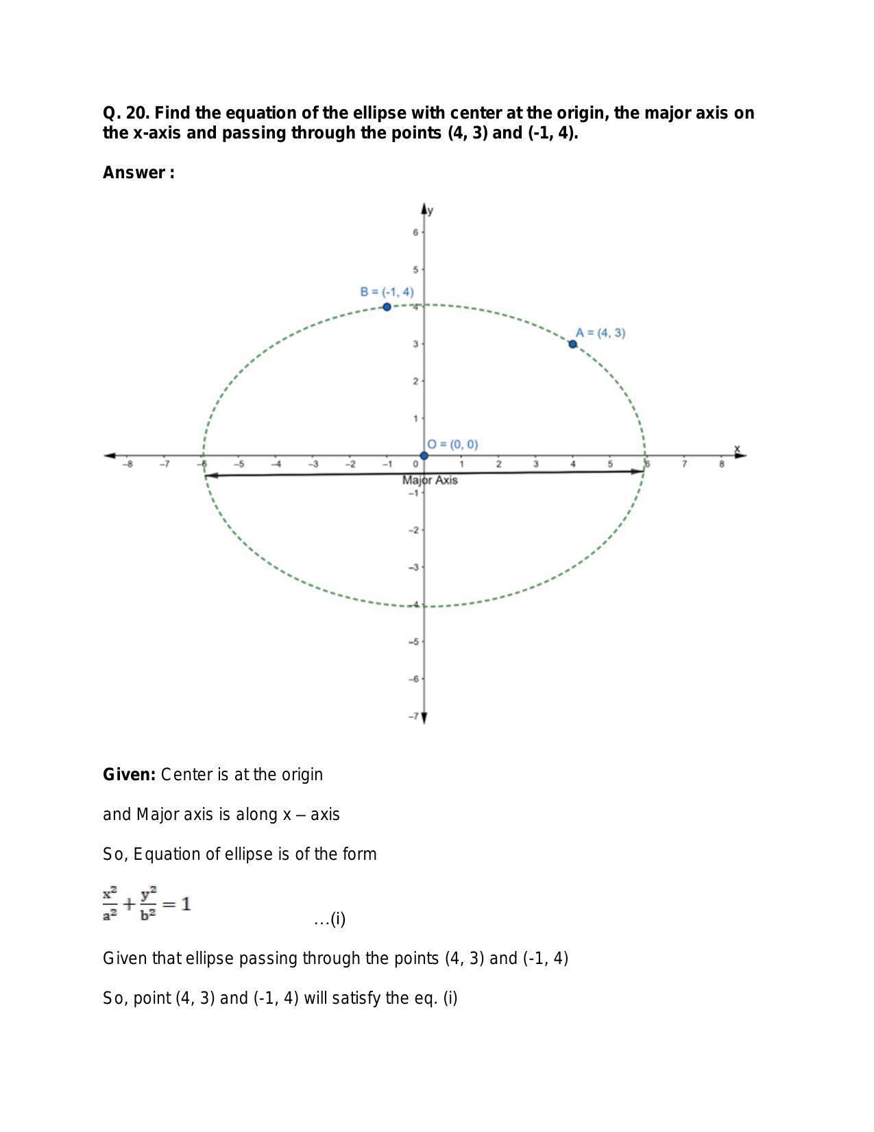 Chapter 23: Ellipse: RS Aggarwal Class 11 Solutions  - Page 45