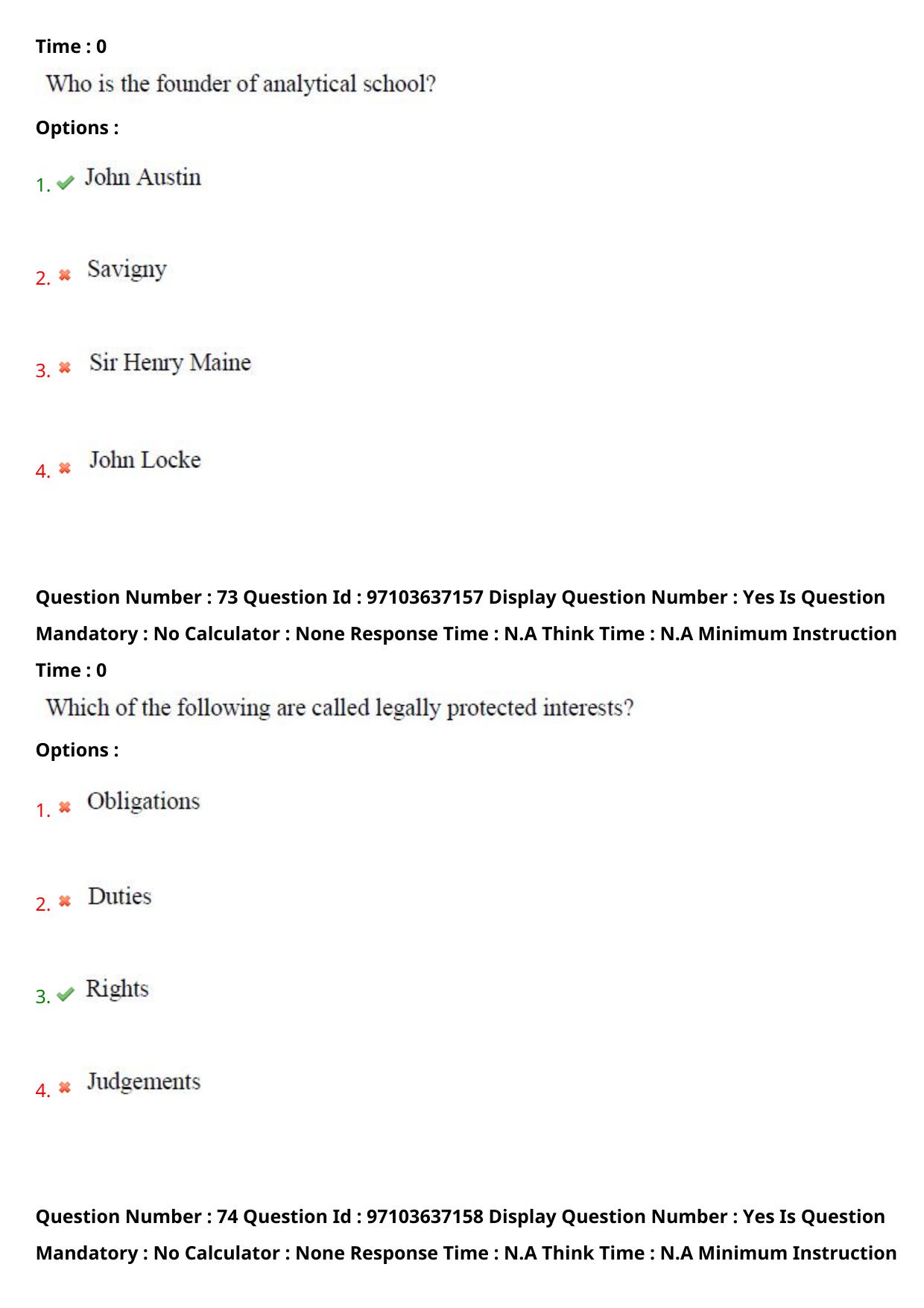 AP RCET 2024 Law Question Paper (04-05-2024 (Saturday) Session-II) - Page 46