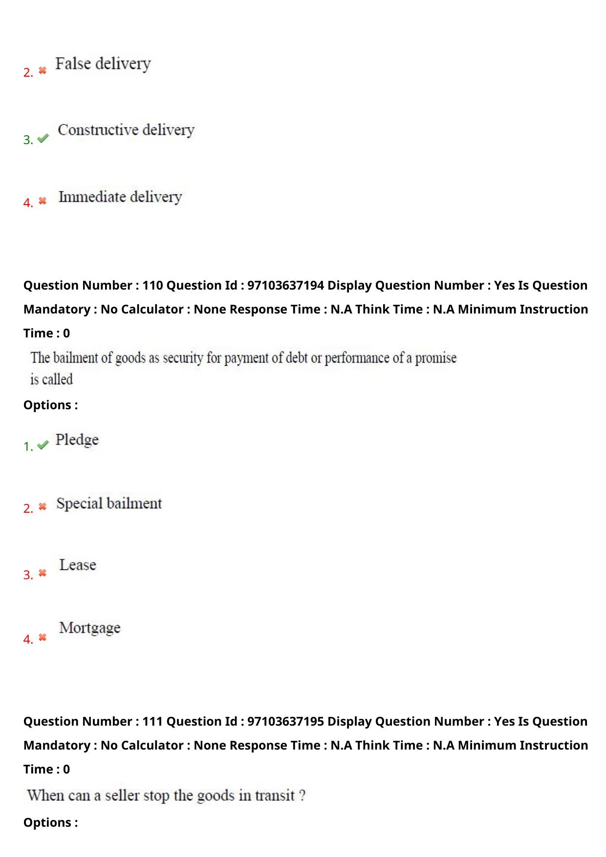 AP RCET 2024 Law Question Paper (04-05-2024 (Saturday) Session-II) - Page 65