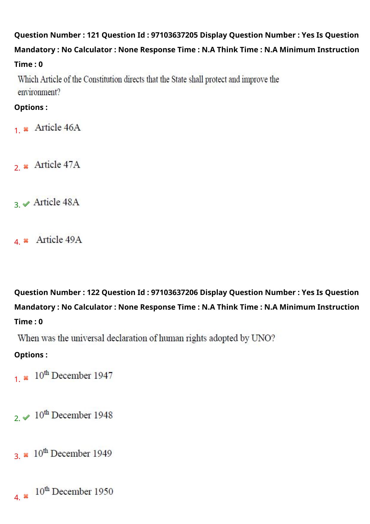 AP RCET 2024 Law Question Paper (04-05-2024 (Saturday) Session-II) - Page 71