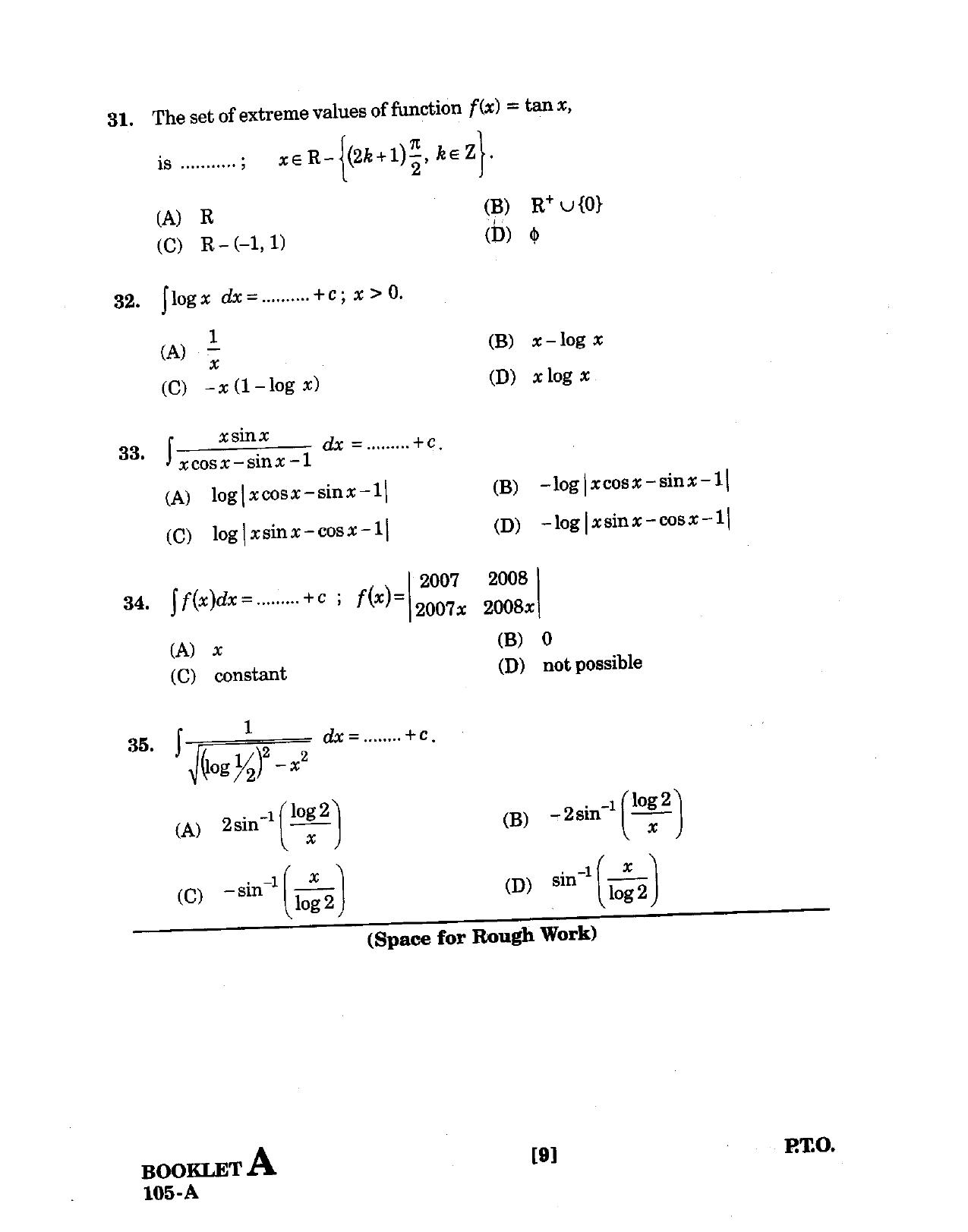 Gujcet Maths Question Paper Indcareer Docs