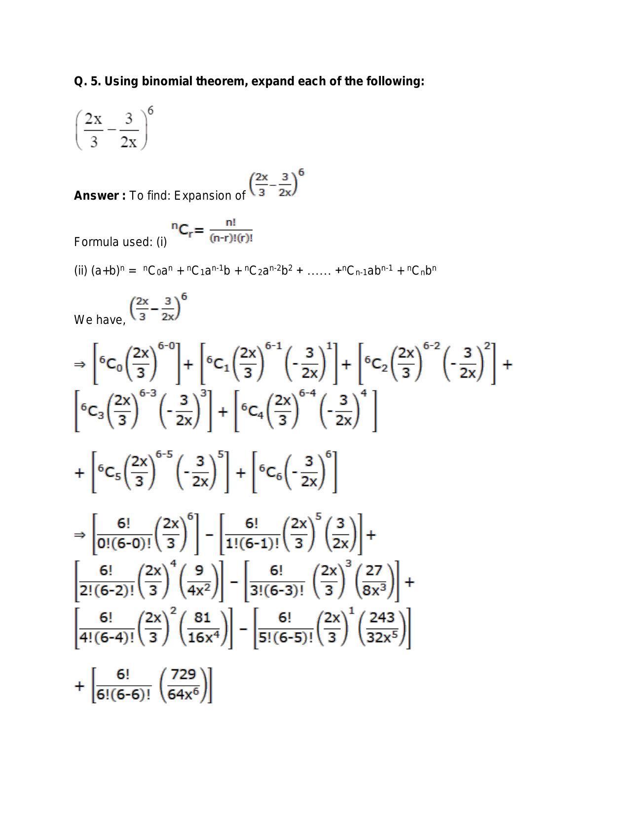 Chapter 10: Binomial Theorem: RS Aggarwal Class 11 Solutions  - Page 4