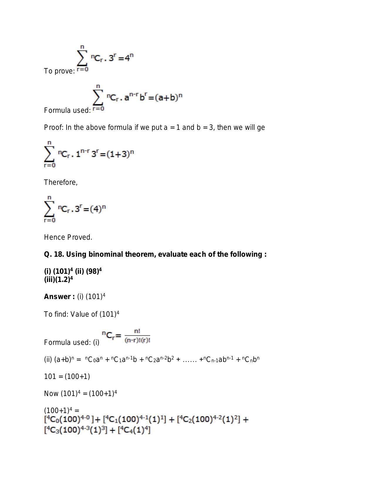 Chapter 10: Binomial Theorem: RS Aggarwal Class 11 Solutions  - Page 22