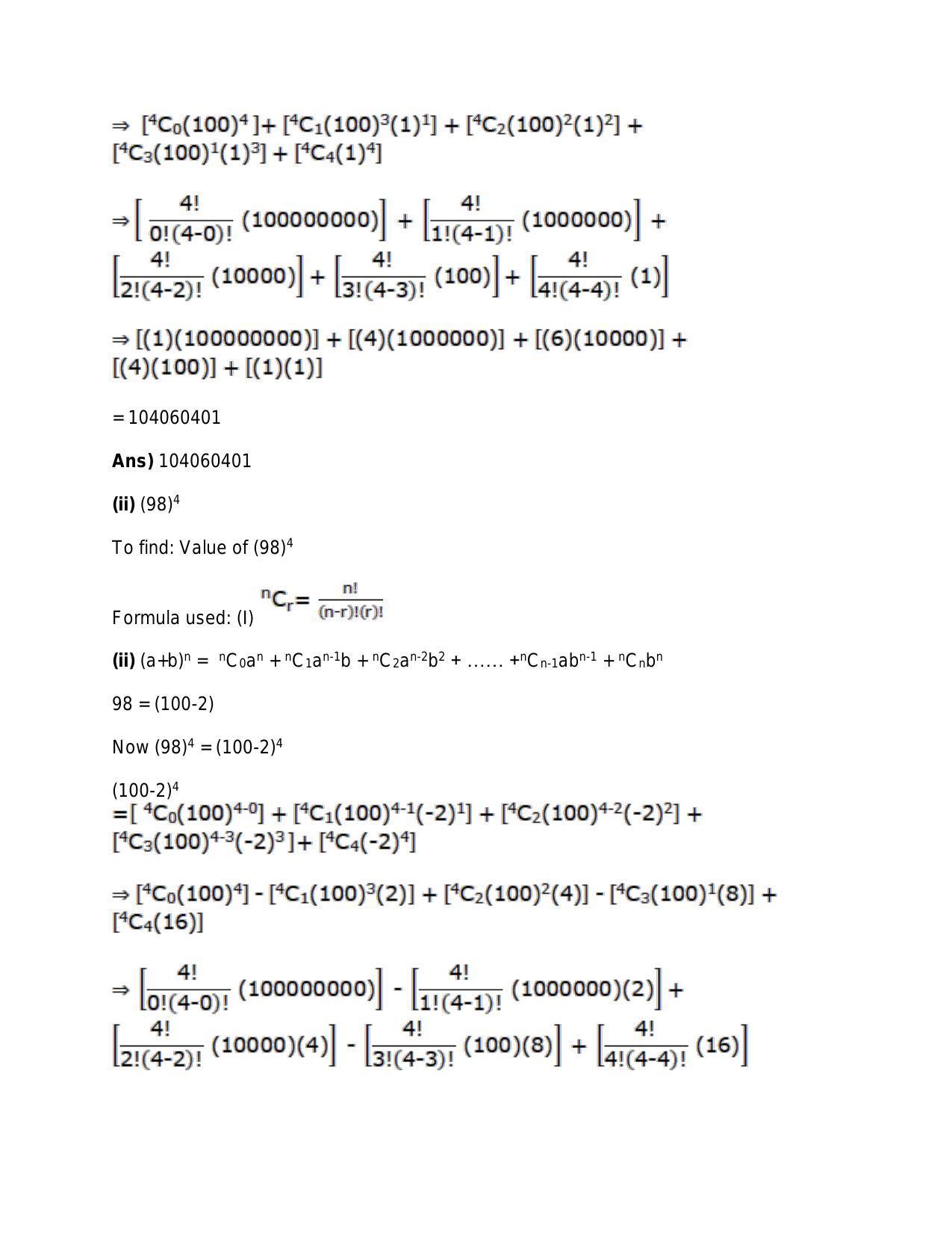 Chapter 10: Binomial Theorem: RS Aggarwal Class 11 Solutions  - Page 23