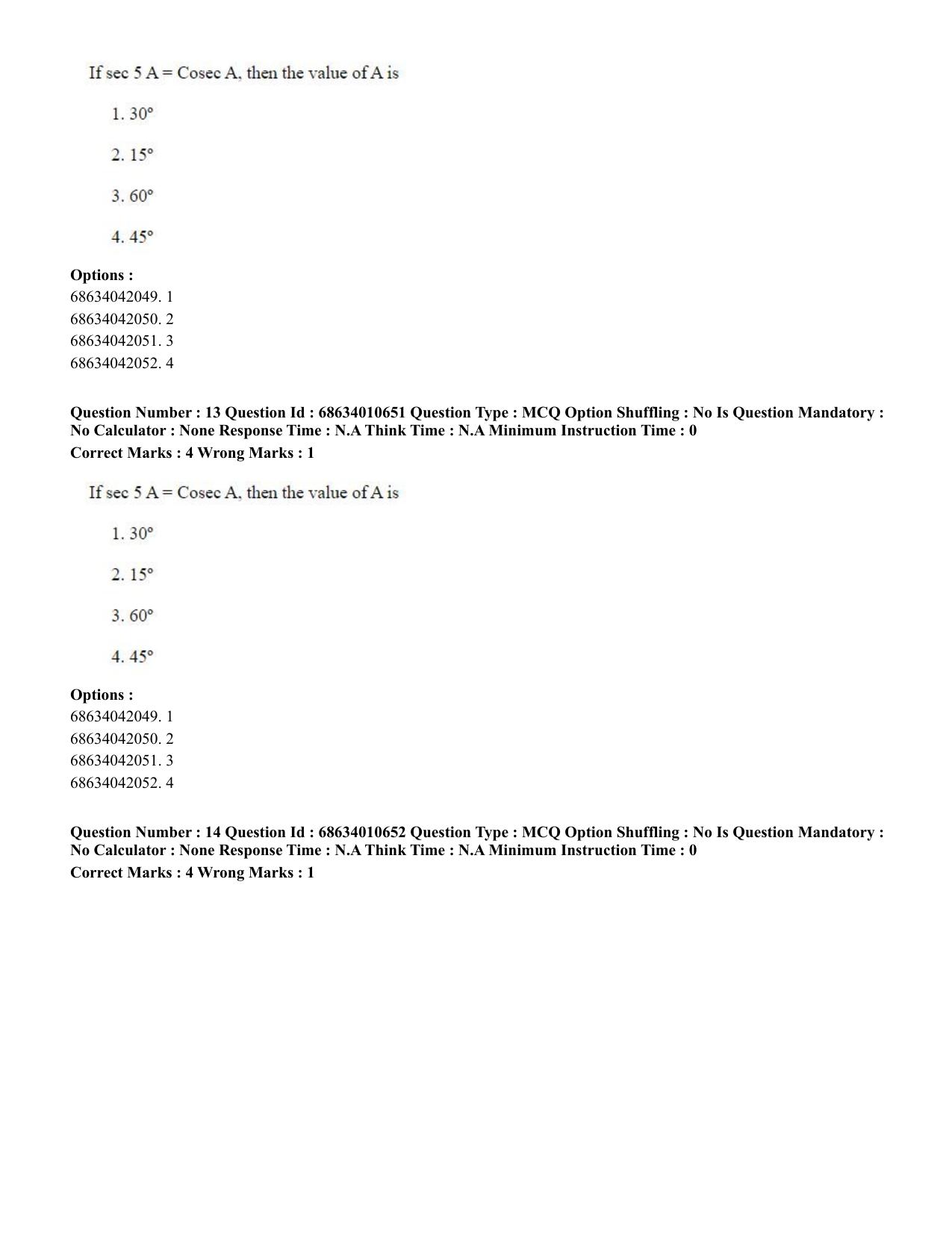 CUET PG 2023:COQP15 – M.Ed. (Eng.)-Shift 1 (09-06-2023) Question Paper - Page 13