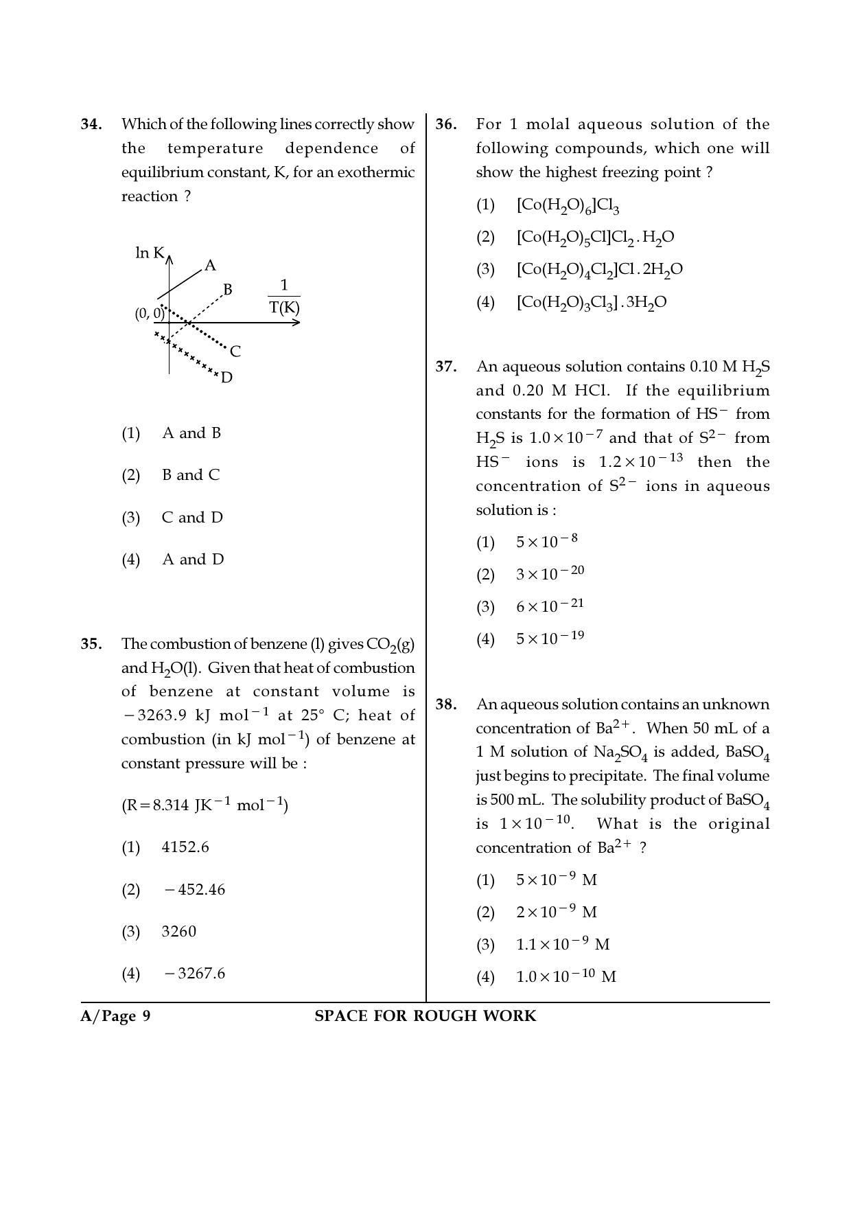 JEE Main 2018 Offline Question Paper: Set A - IndCareer Docs