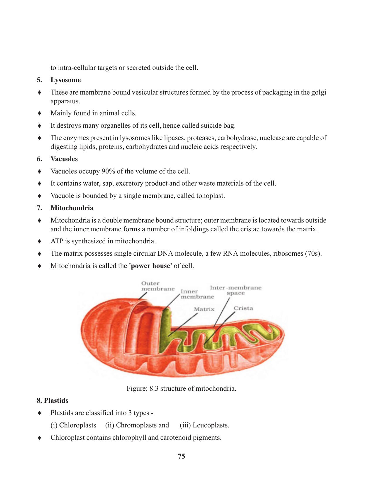 Tripura Board Class 11 Biology English Version Workbooks - Page 75