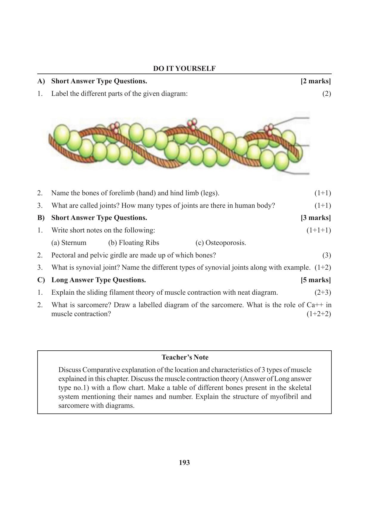 Tripura Board Class 11 Biology English Version Workbooks - Page 193