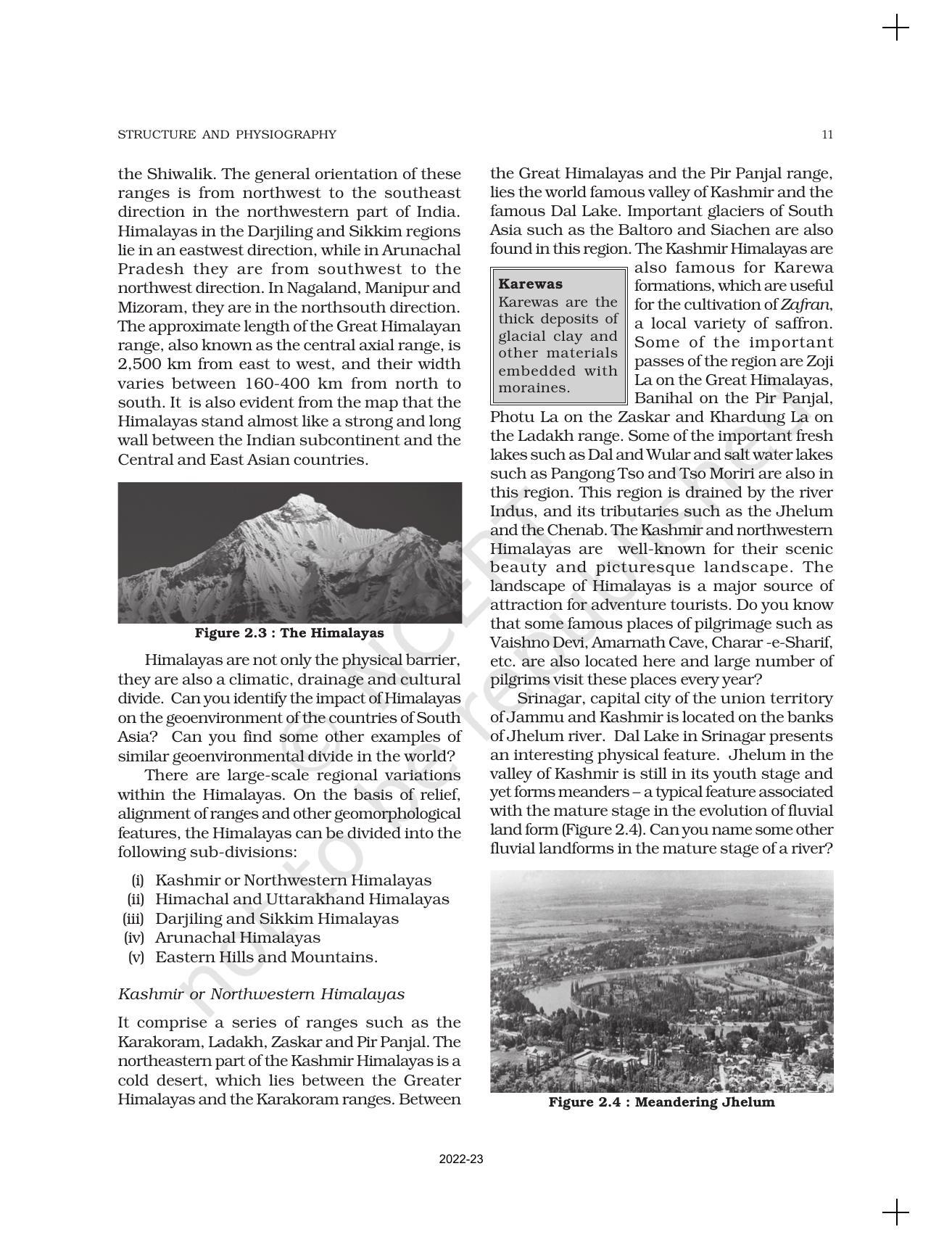 NCERT Book For Class 11 Geography Chapter 2 Structure