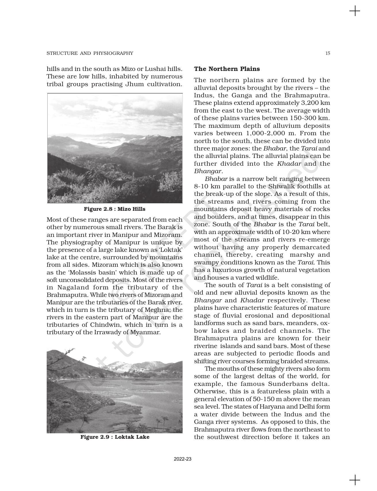 NCERT Book For Class 11 Geography Chapter 2 Structure