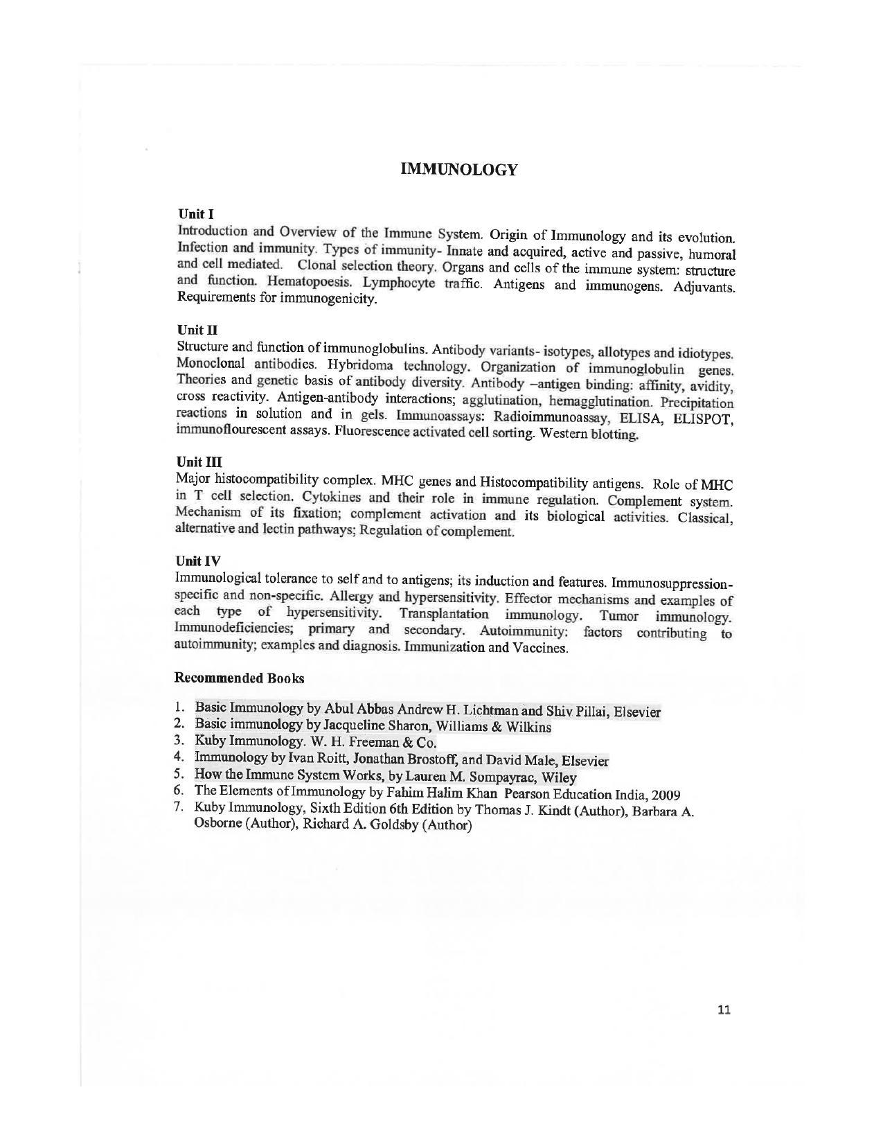 JMI Entrance Exam FACULTY OF NATURAL SCIENCES Syllabus - Page 11
