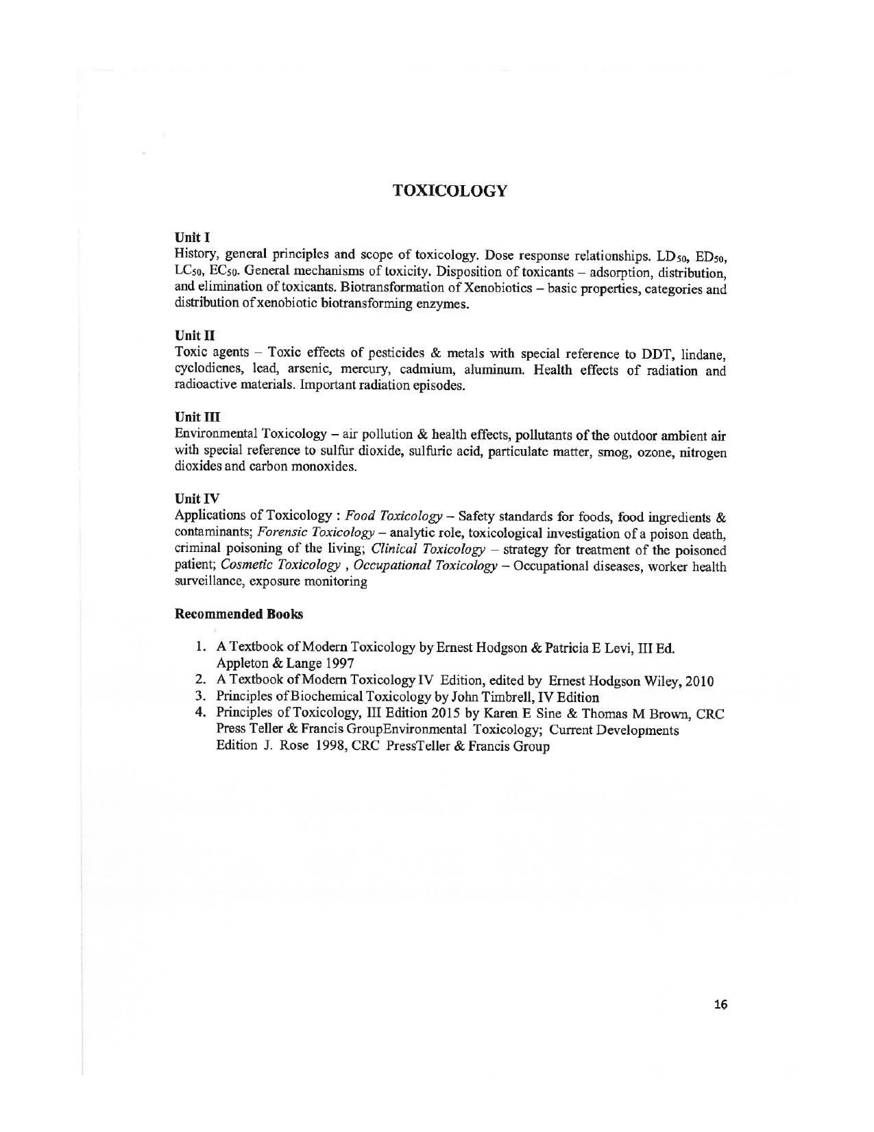 JMI Entrance Exam FACULTY OF NATURAL SCIENCES Syllabus - Page 16