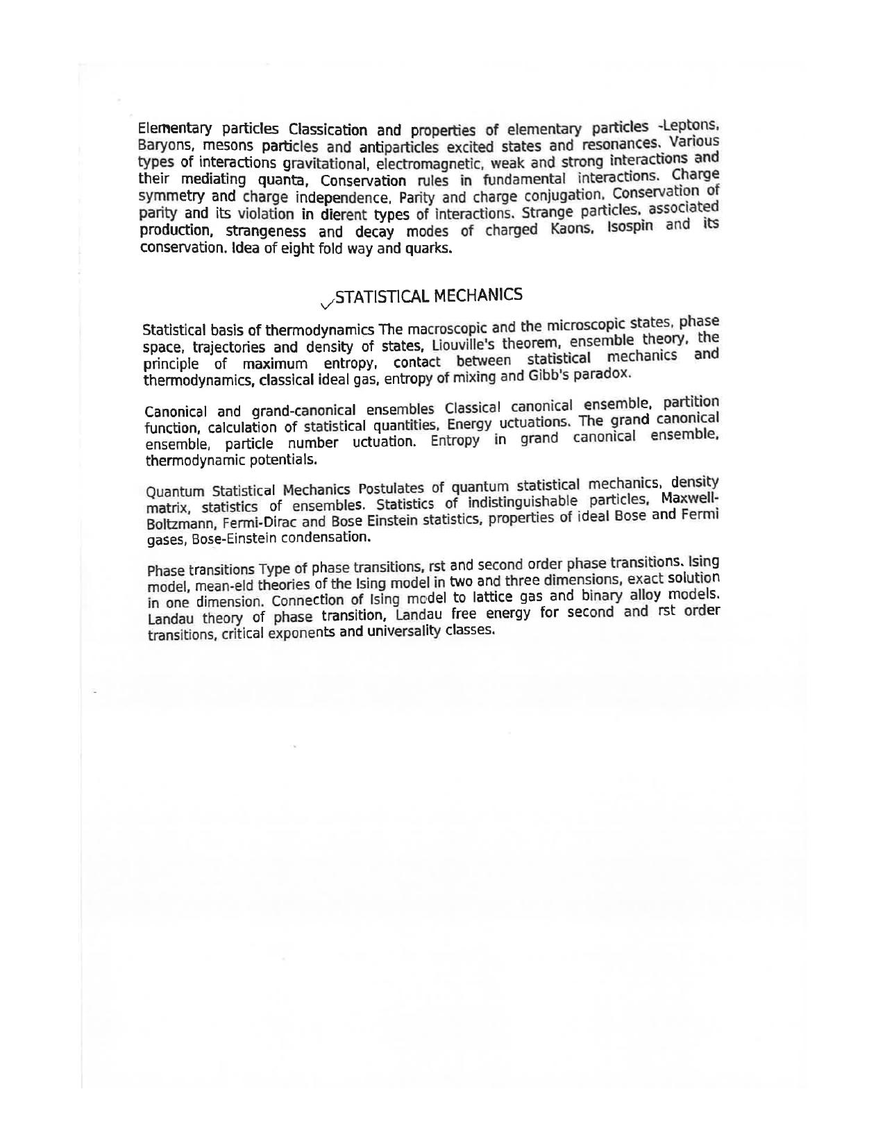 JMI Entrance Exam FACULTY OF NATURAL SCIENCES Syllabus - Page 28