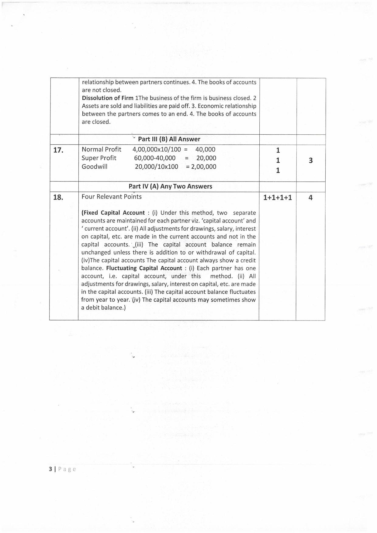 Kerala Plus Two (Class 12th) Answer Key 2022 - Accountancy With AFS ...