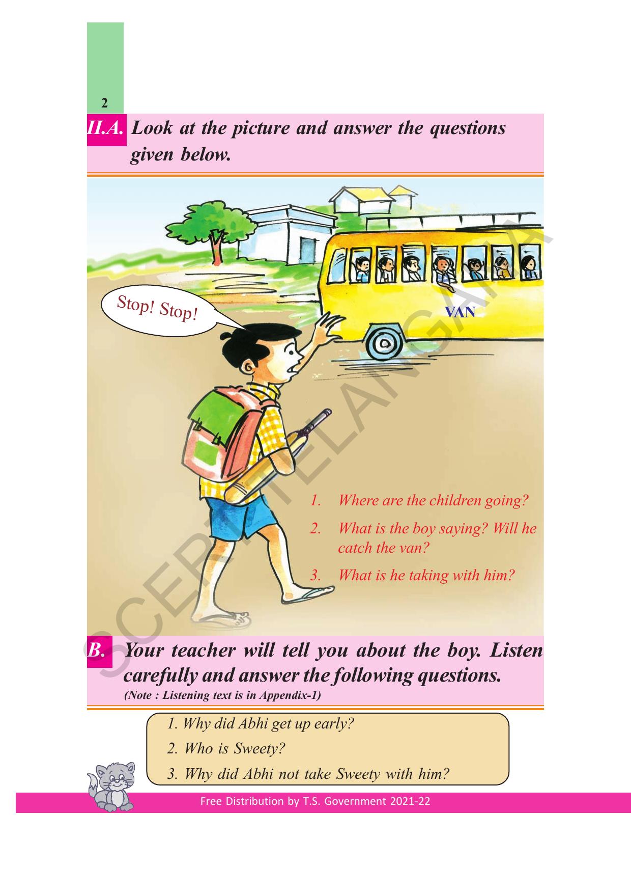 TS SCERT Class 2 English Path 1 (Telugu Medium) Text Book - Page 10