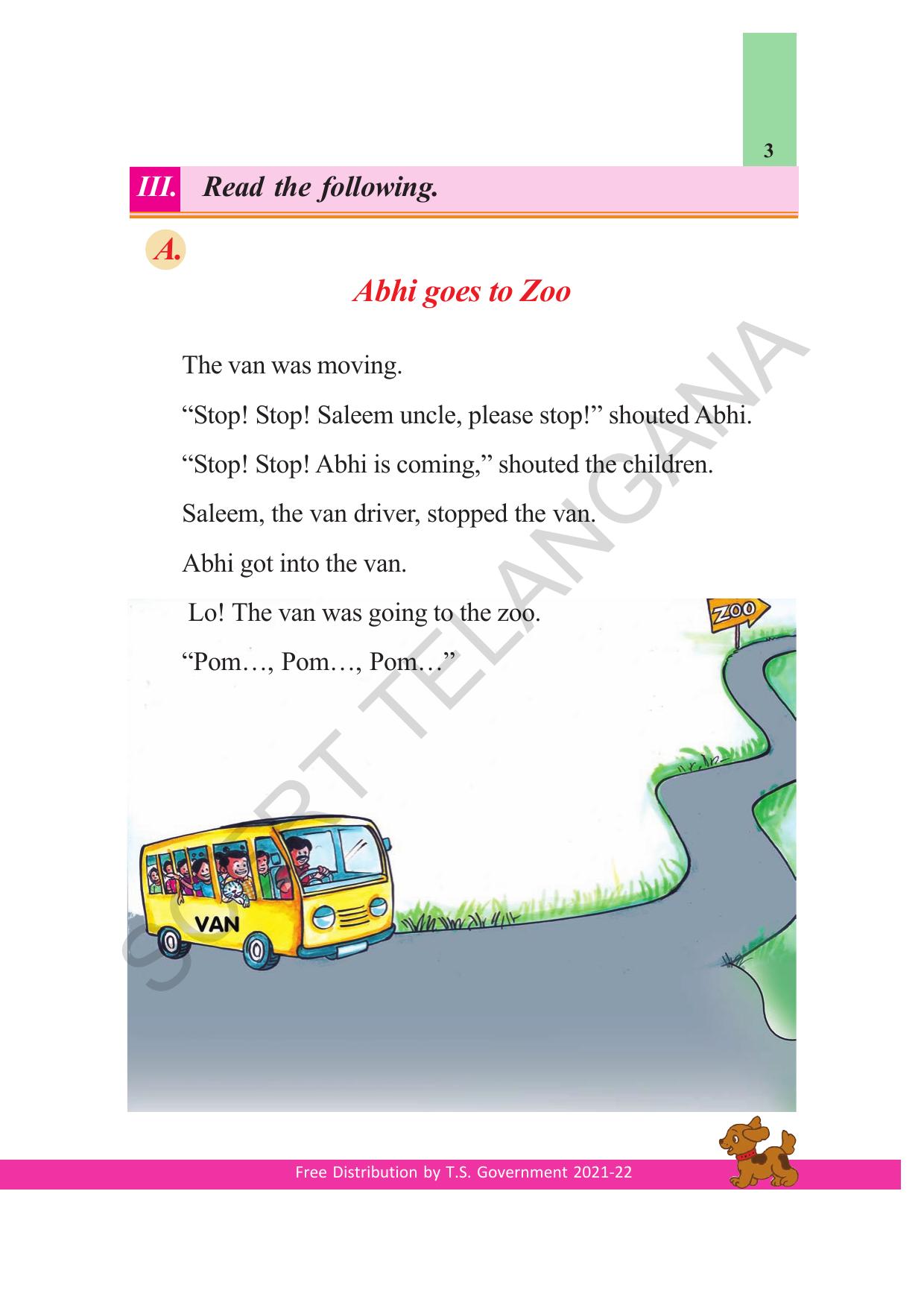 TS SCERT Class 2 English Path 1 (Telugu Medium) Text Book - Page 11