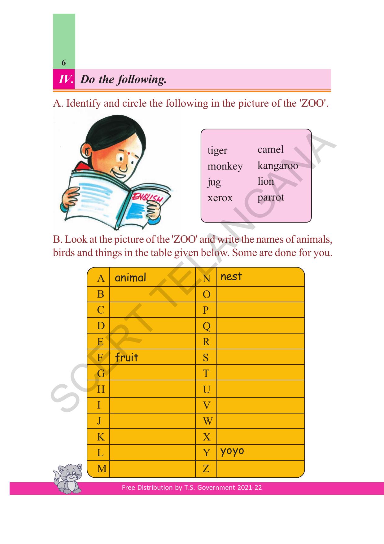 TS SCERT Class 2 English Path 1 (Telugu Medium) Text Book - Page 14