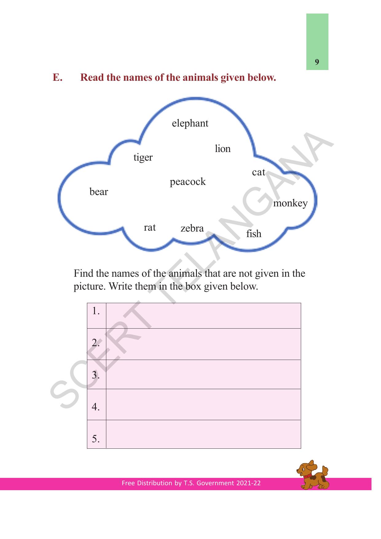 TS SCERT Class 2 English Path 1 (Telugu Medium) Text Book - Page 17