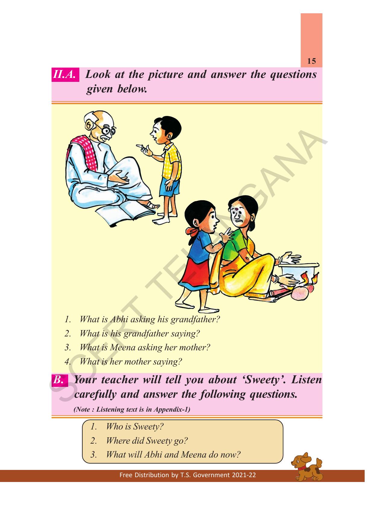 TS SCERT Class 2 English Path 1 (Telugu Medium) Text Book - Page 23