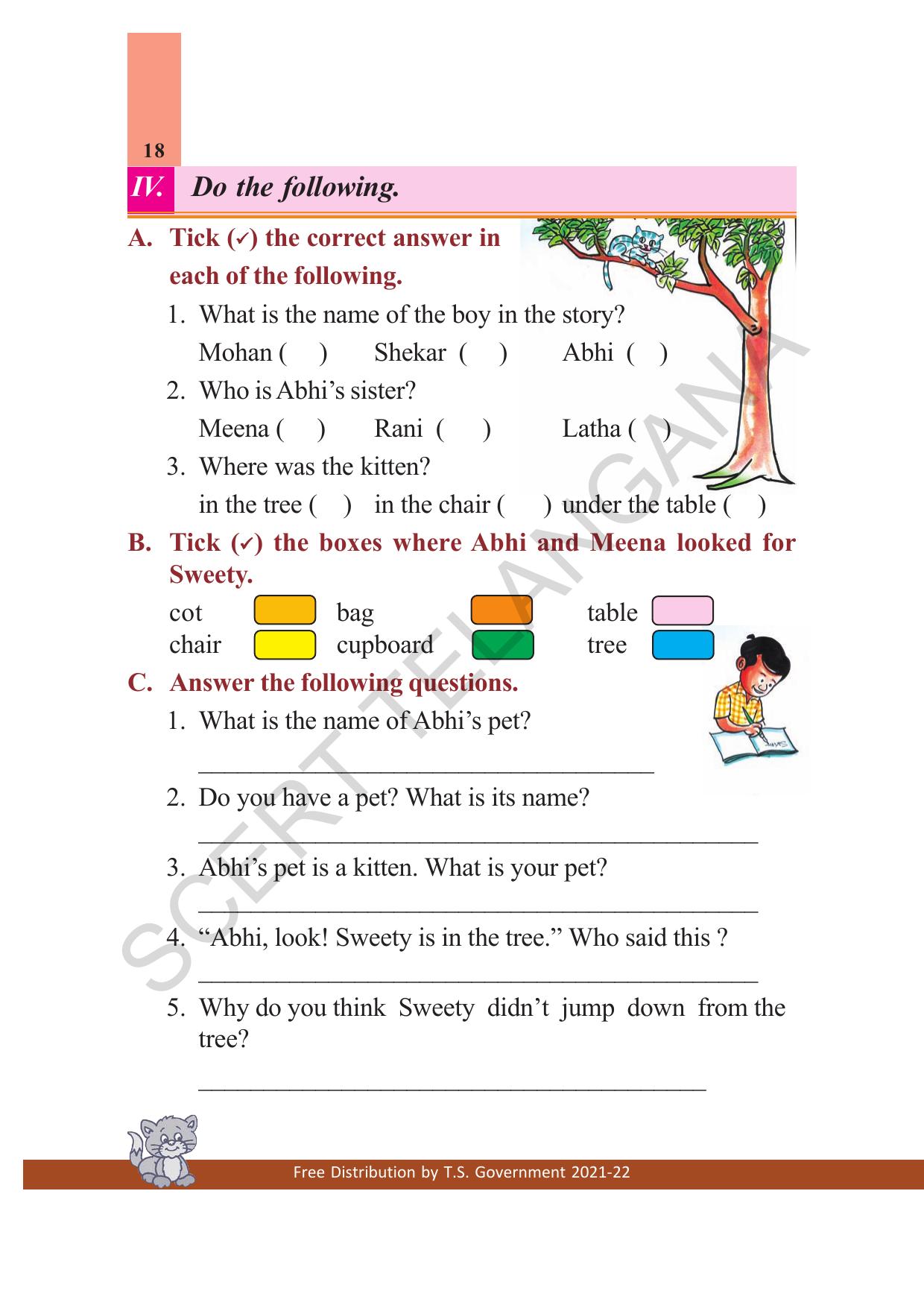 TS SCERT Class 2 English Path 1 (Telugu Medium) Text Book - Page 26