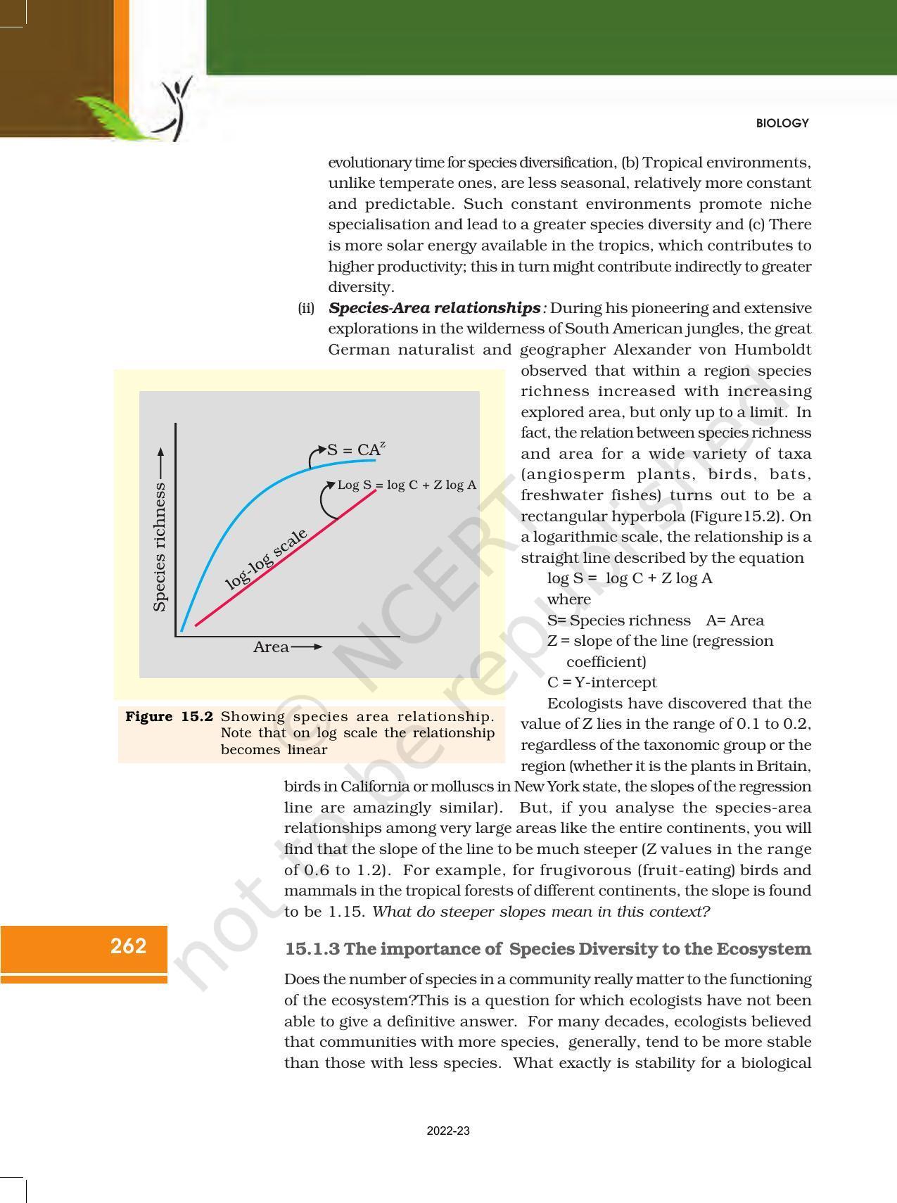 NCERT Book for Class 12 Biology Chapter 15 Biodiversity and Conservation - Page 5