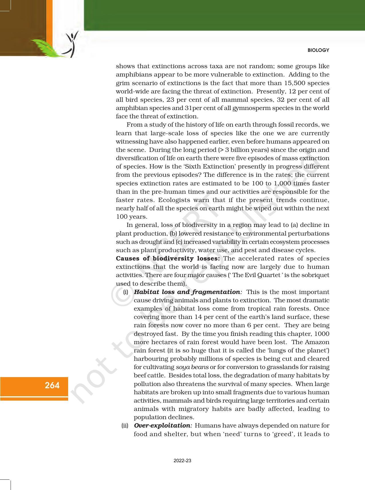 NCERT Book for Class 12 Biology Chapter 15 Biodiversity and Conservation - Page 7