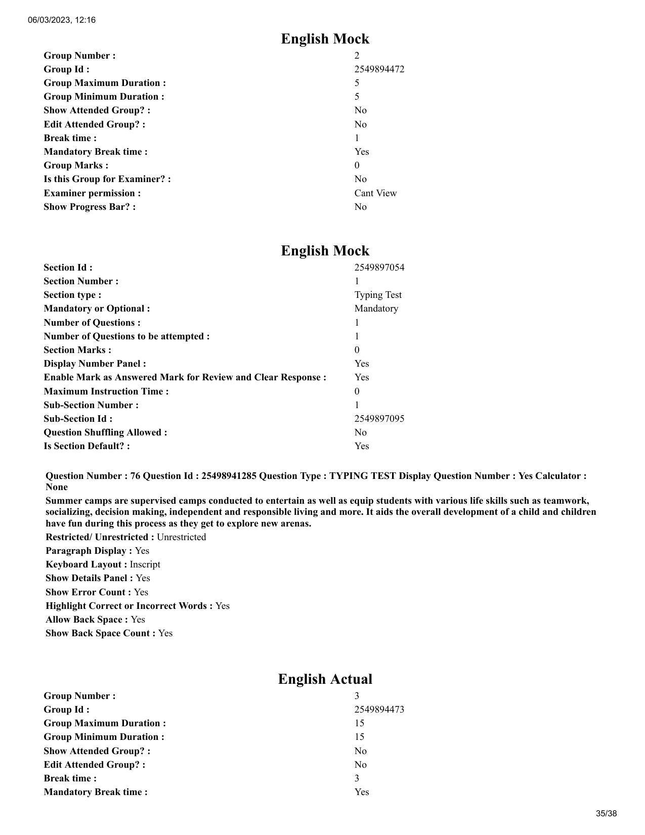 MP CPCT 4 Mar 2023 Question Paper Shift 1 - Page 35