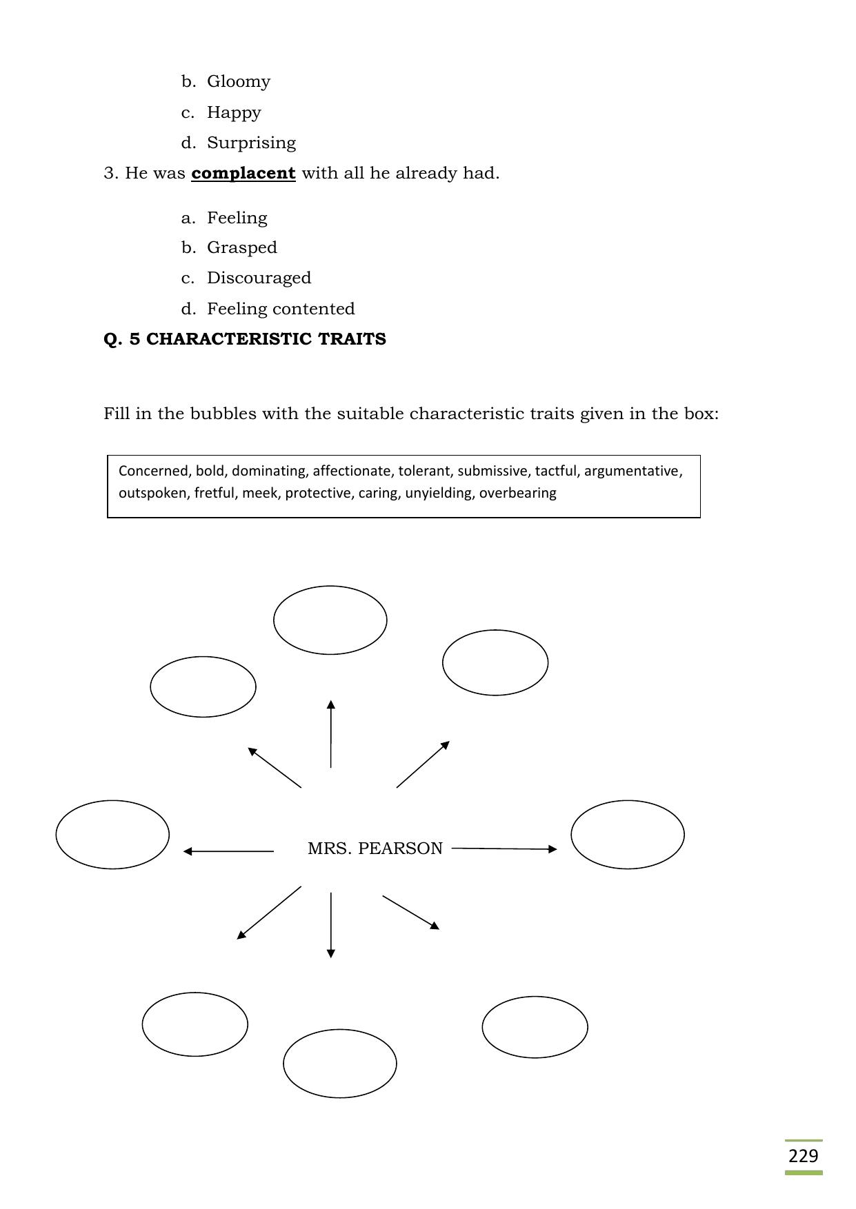 CBSE Worksheets for Class 11 English Mothers day questions answers - Page 3