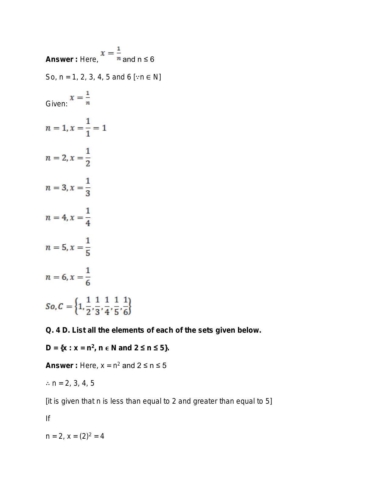 Chapter 1: Sets: RS Aggarwal Class 11 Solutions  - Page 10