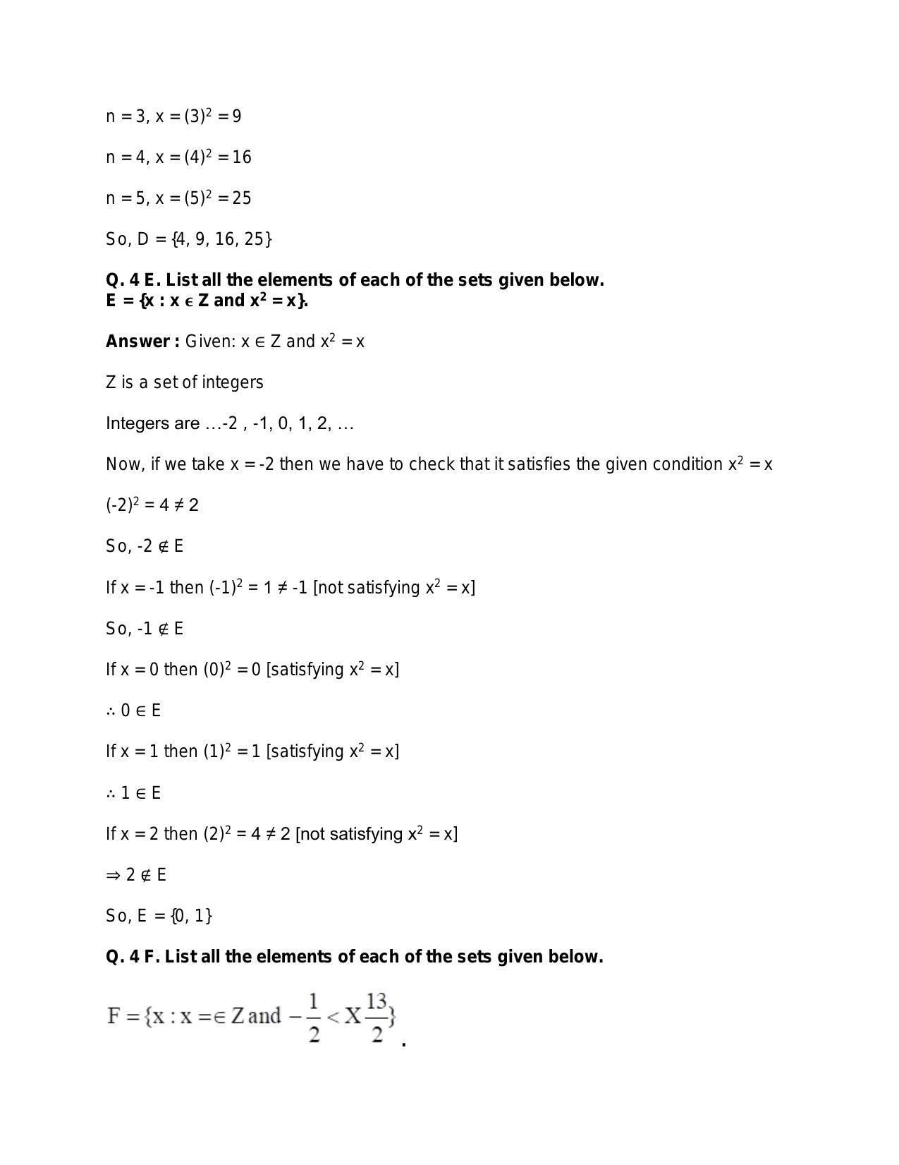 Chapter 1: Sets: RS Aggarwal Class 11 Solutions  - Page 11