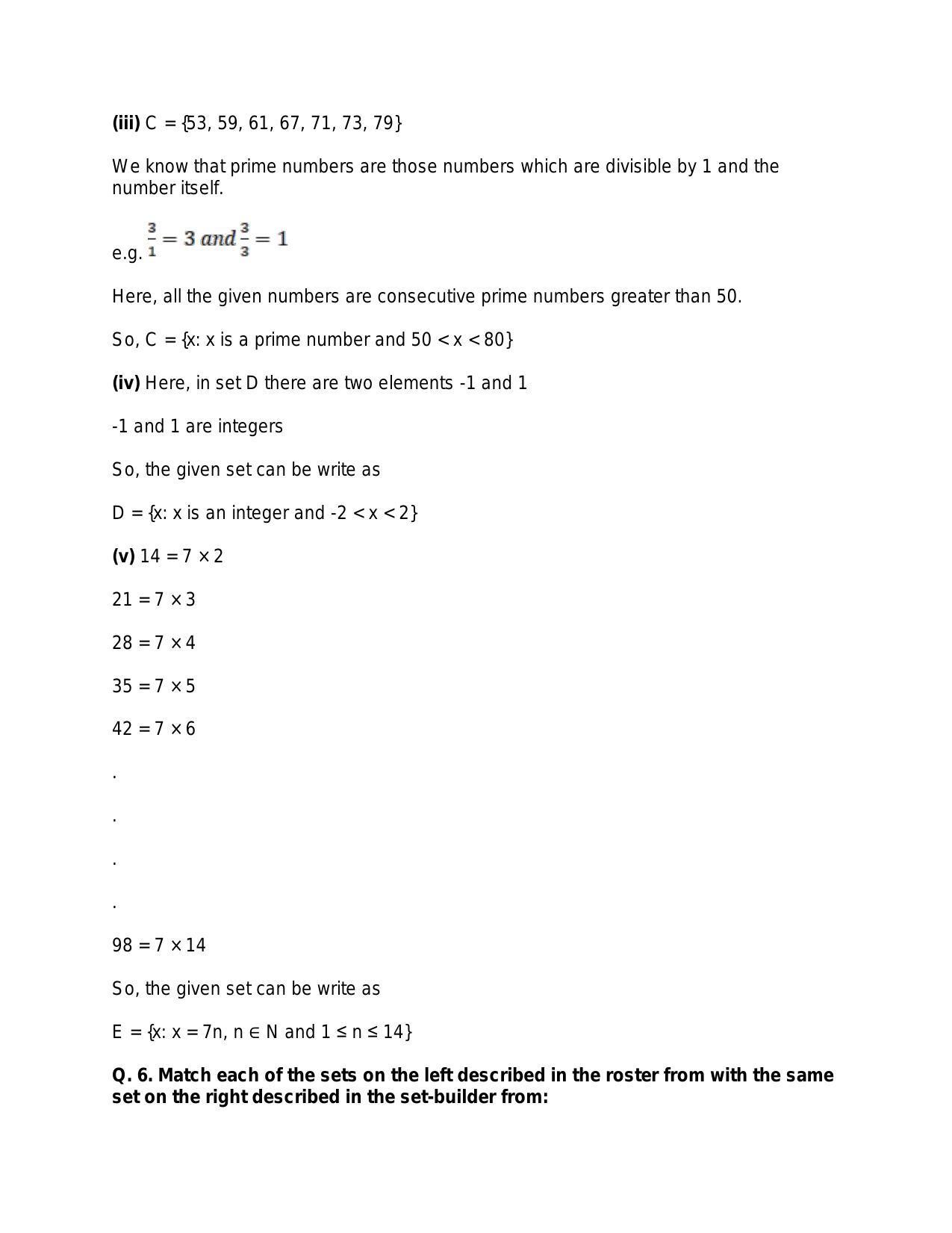 Chapter 1: Sets: RS Aggarwal Class 11 Solutions  - Page 15