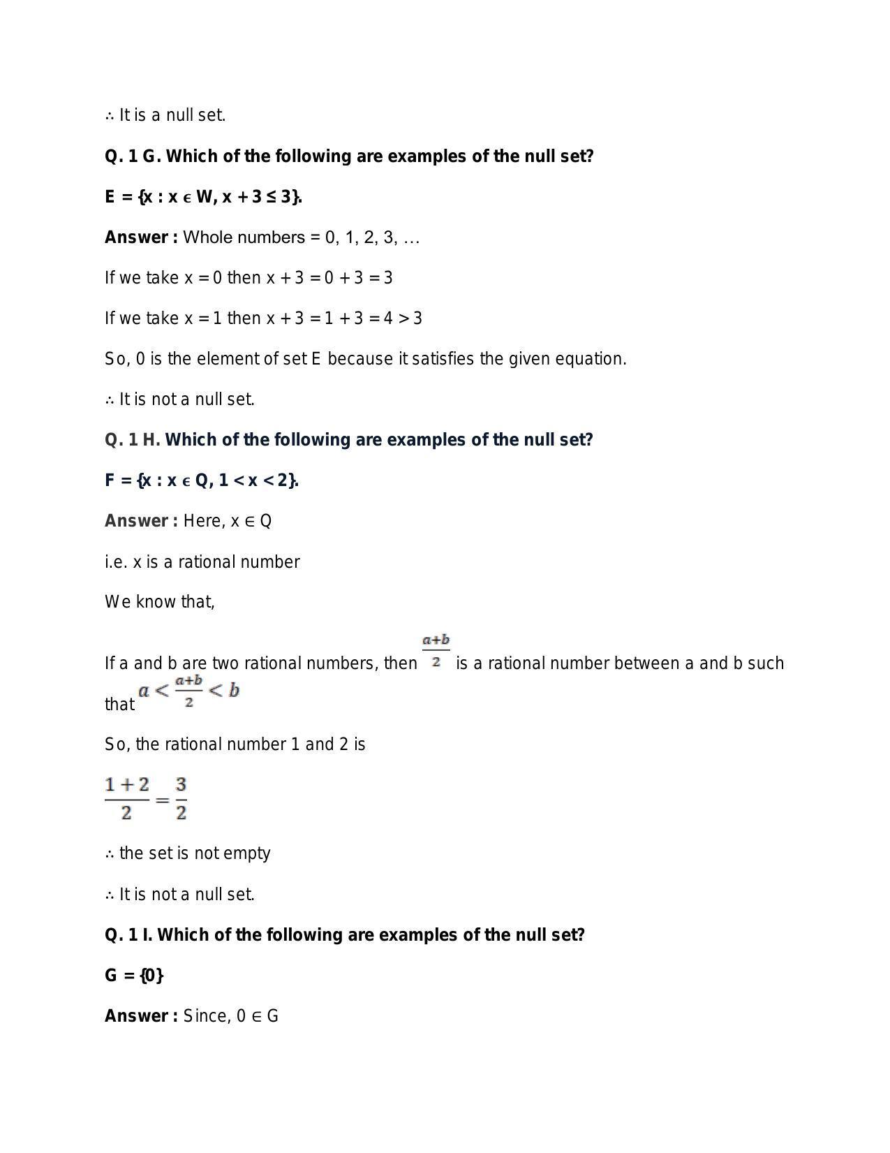 Chapter 1: Sets: RS Aggarwal Class 11 Solutions  - Page 20