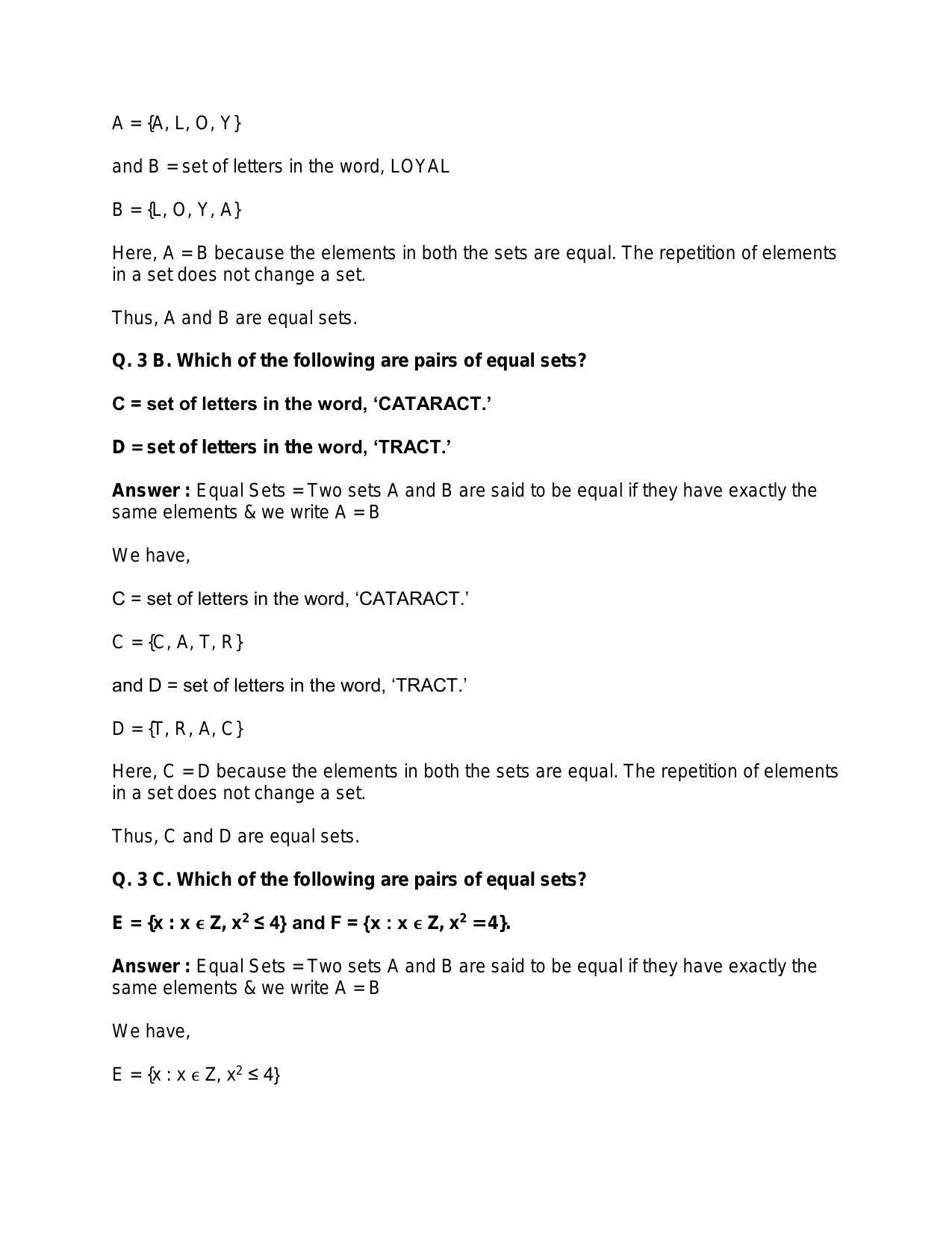 Chapter 1: Sets: RS Aggarwal Class 11 Solutions  - Page 23