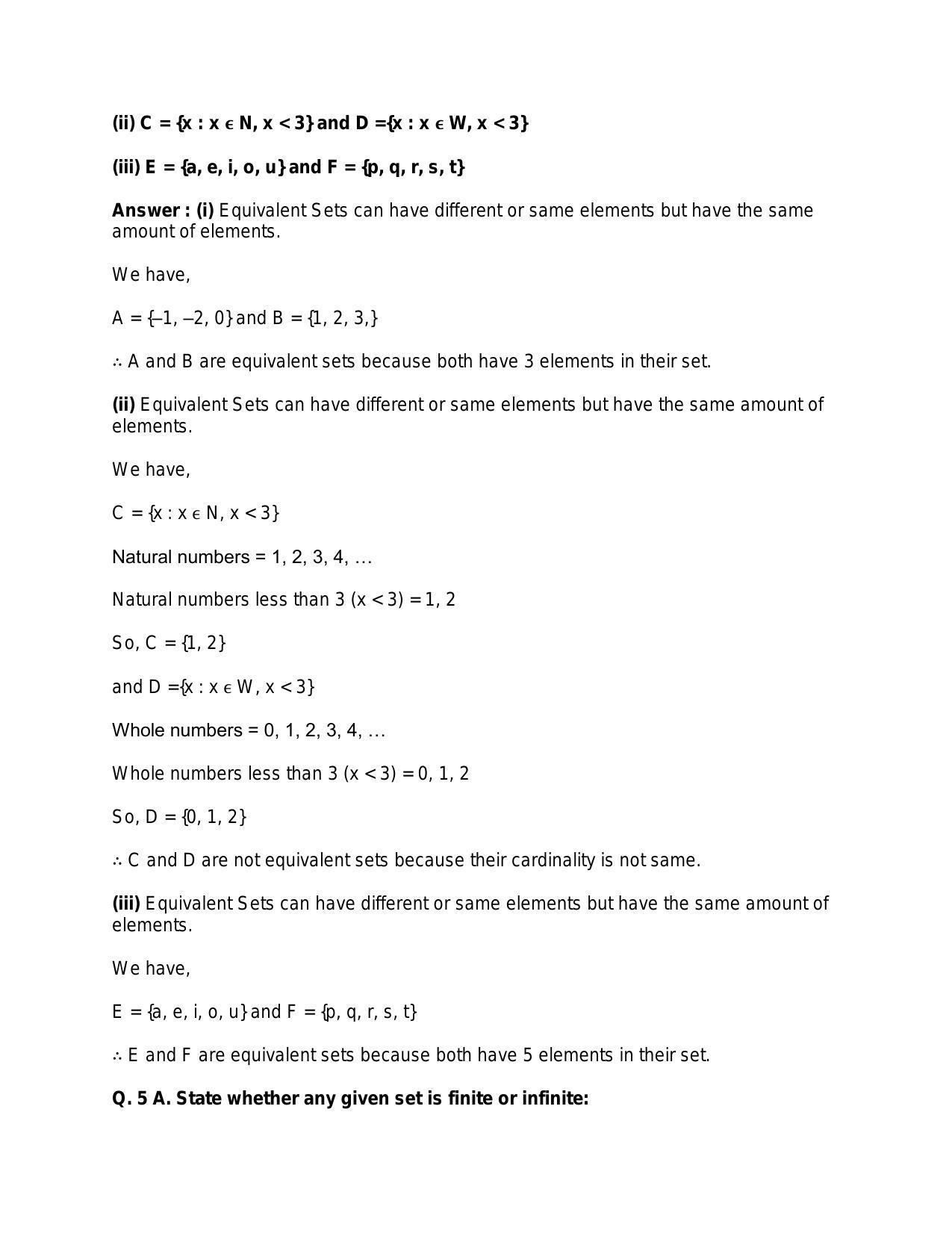 Chapter 1: Sets: RS Aggarwal Class 11 Solutions  - Page 26